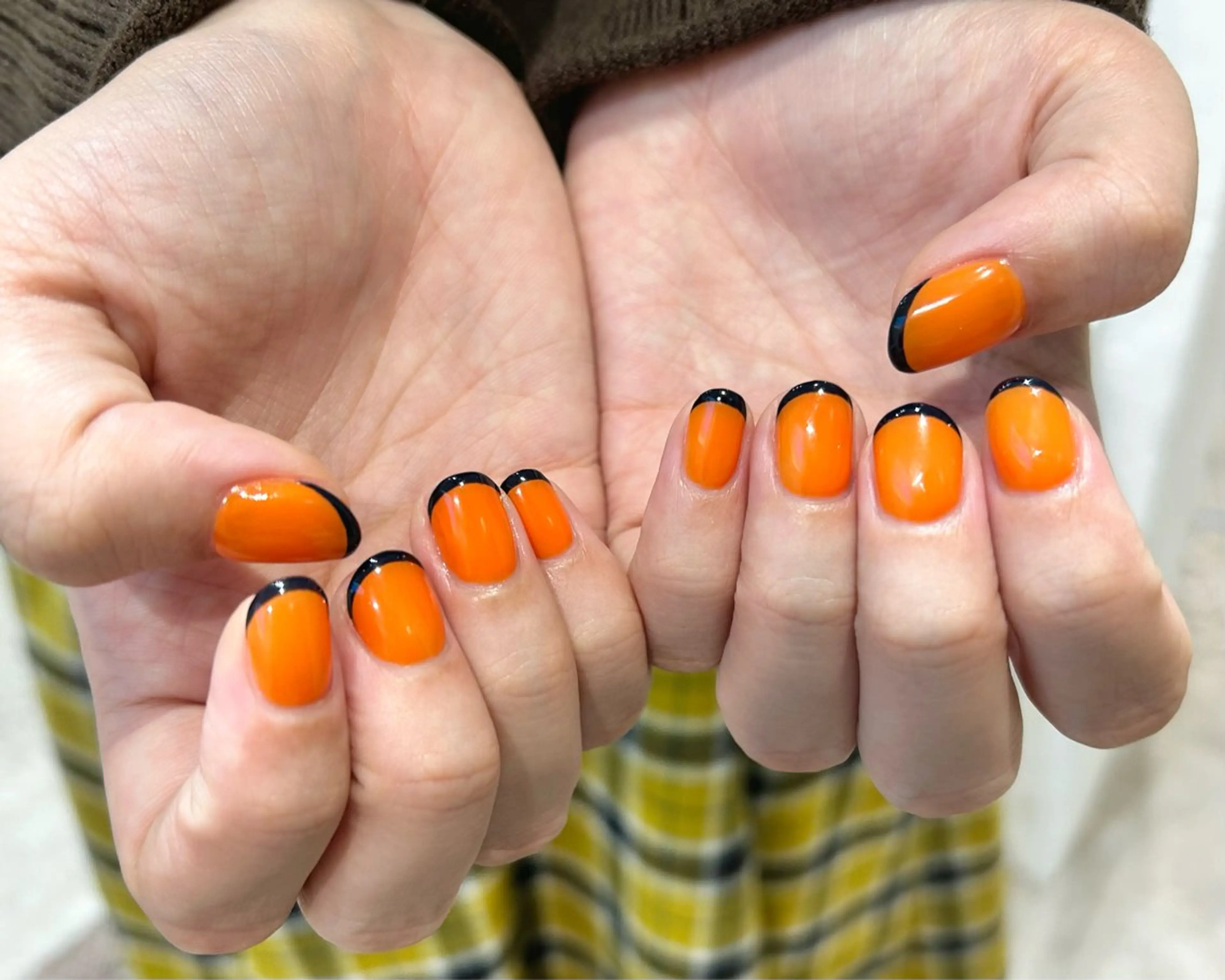 【当日予約のみ🈹-¥1,000 】 🫱ハンド🫲フレンチネイル(ベースカラーあり💙）✨初回オフ無料✨の写真