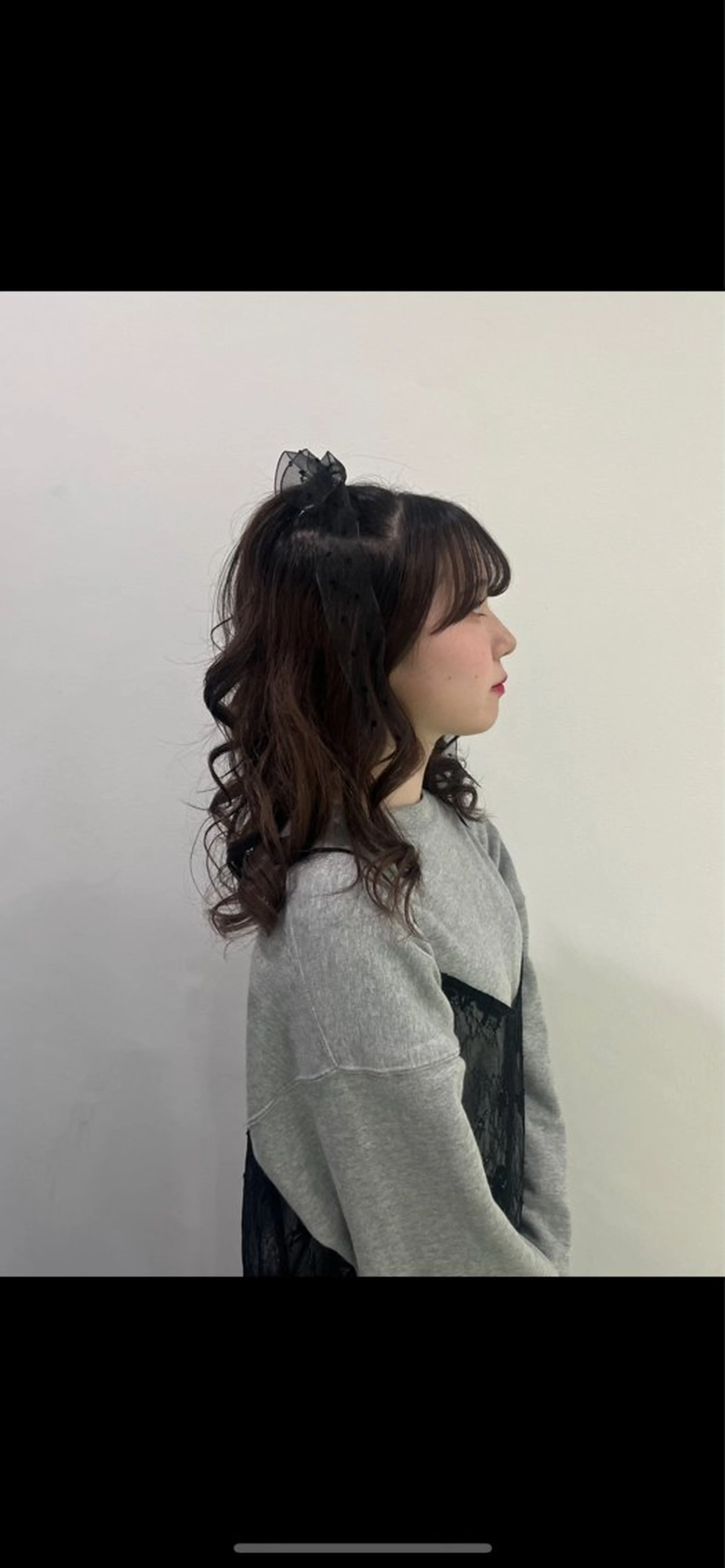 【平日限定】ハーフアップモデル🎀𓈒𓏼ིྀの写真