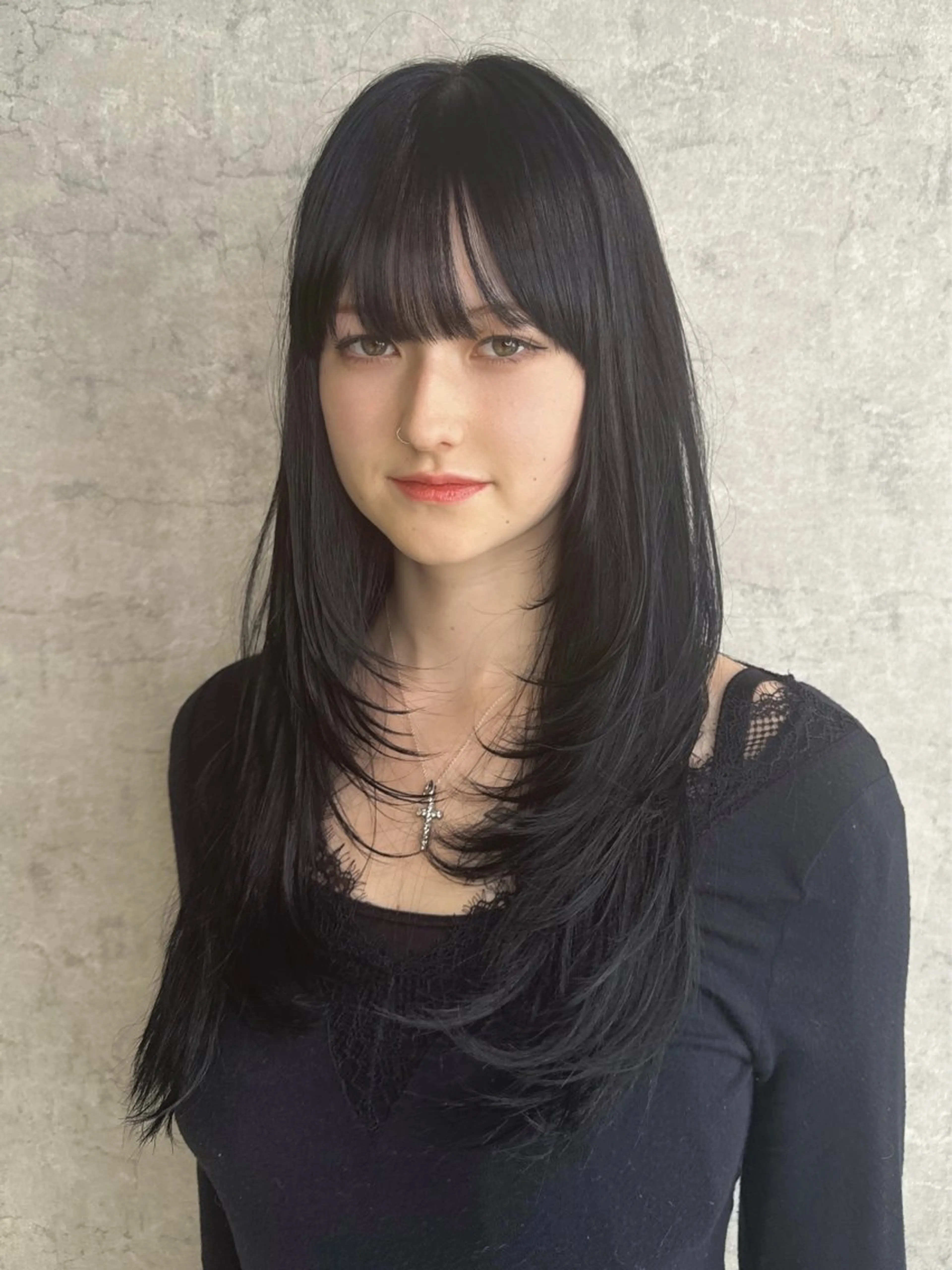 ロング トレンド韓国レイヤー 🇰🇷のんのヘアスタイル