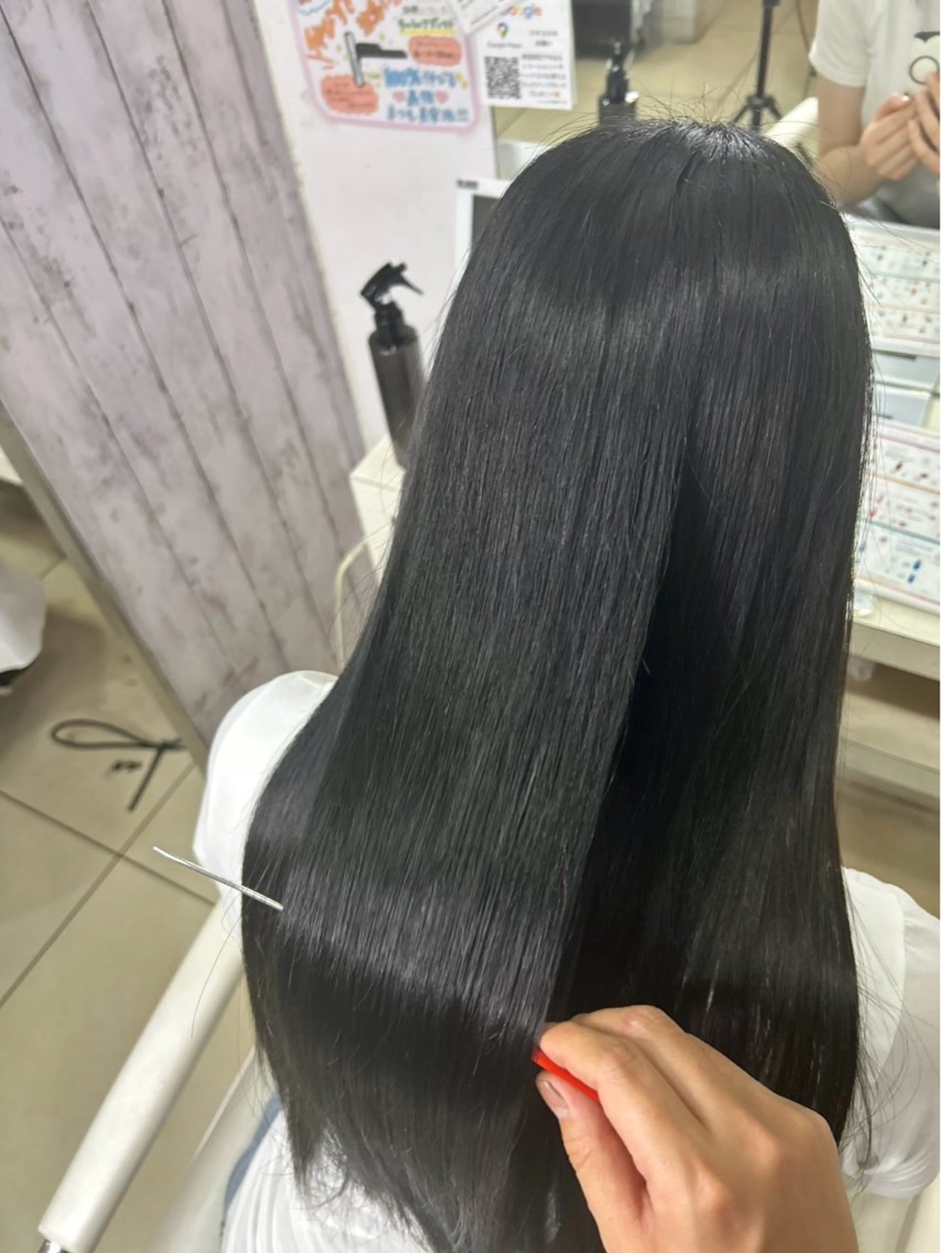 セミロング トリートメント 【髪質改善カラー】 あむ·. ⟡ 🖤のヘアスタイル