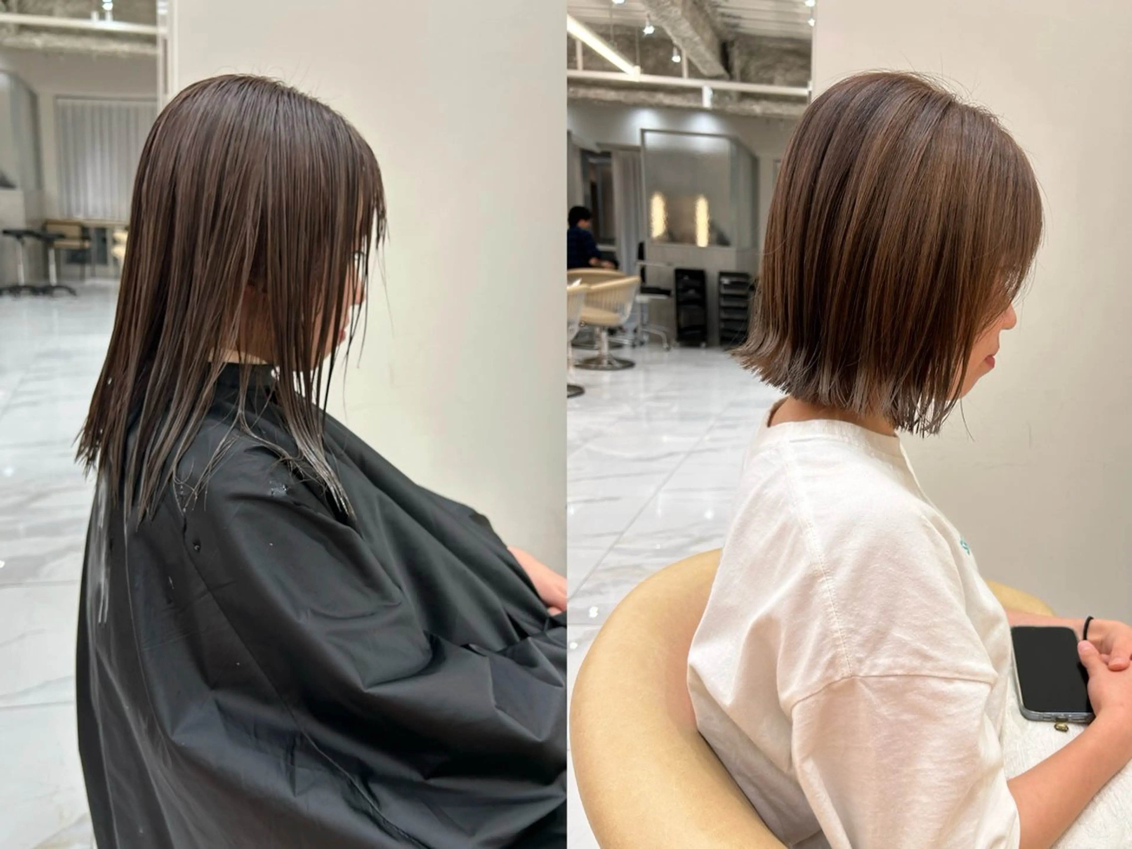 ショート 山田勇真 ボブ/縮毛矯正/金山のヘアスタイル