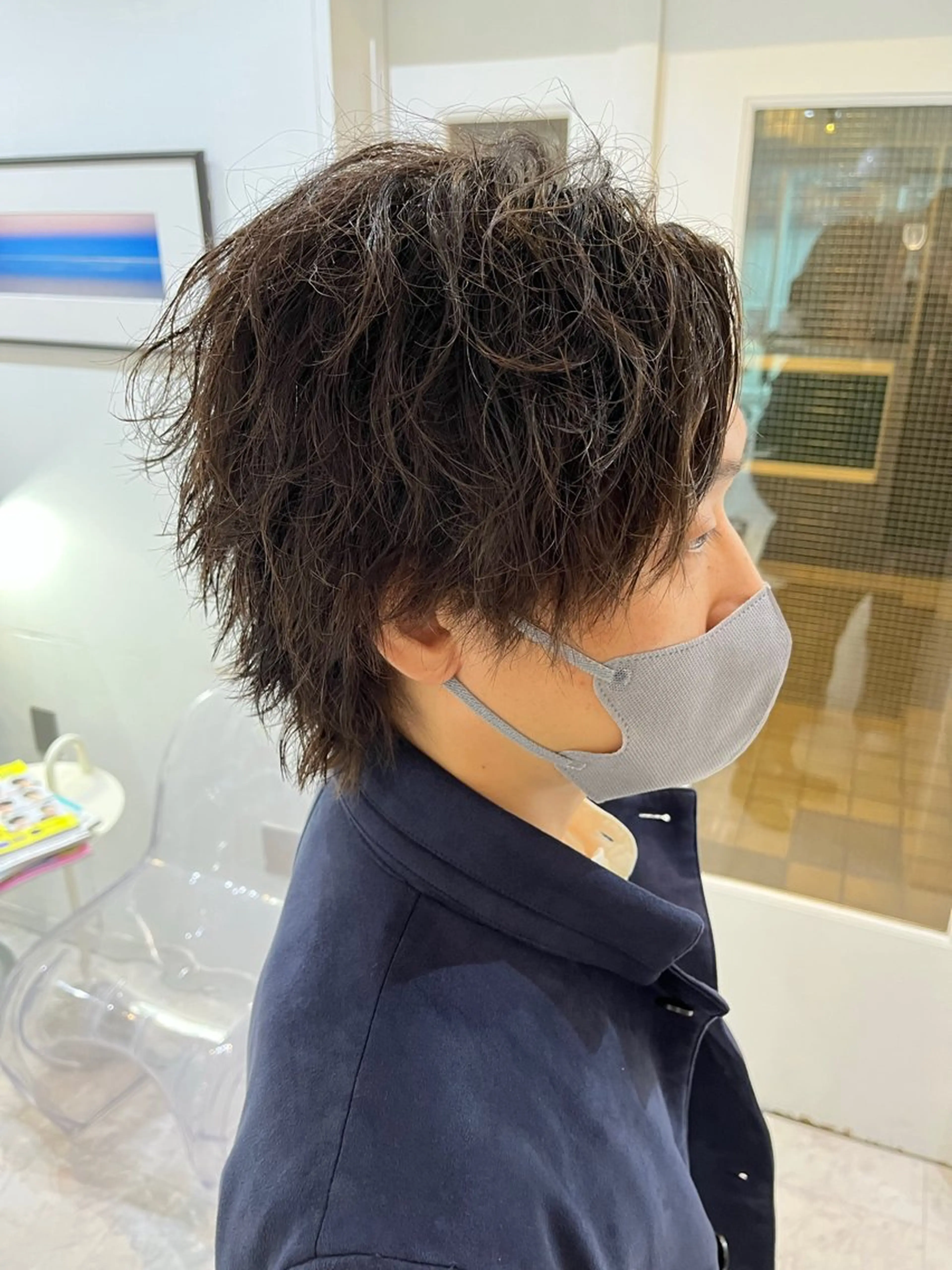 ミディアム 小村 敏司のヘアスタイル