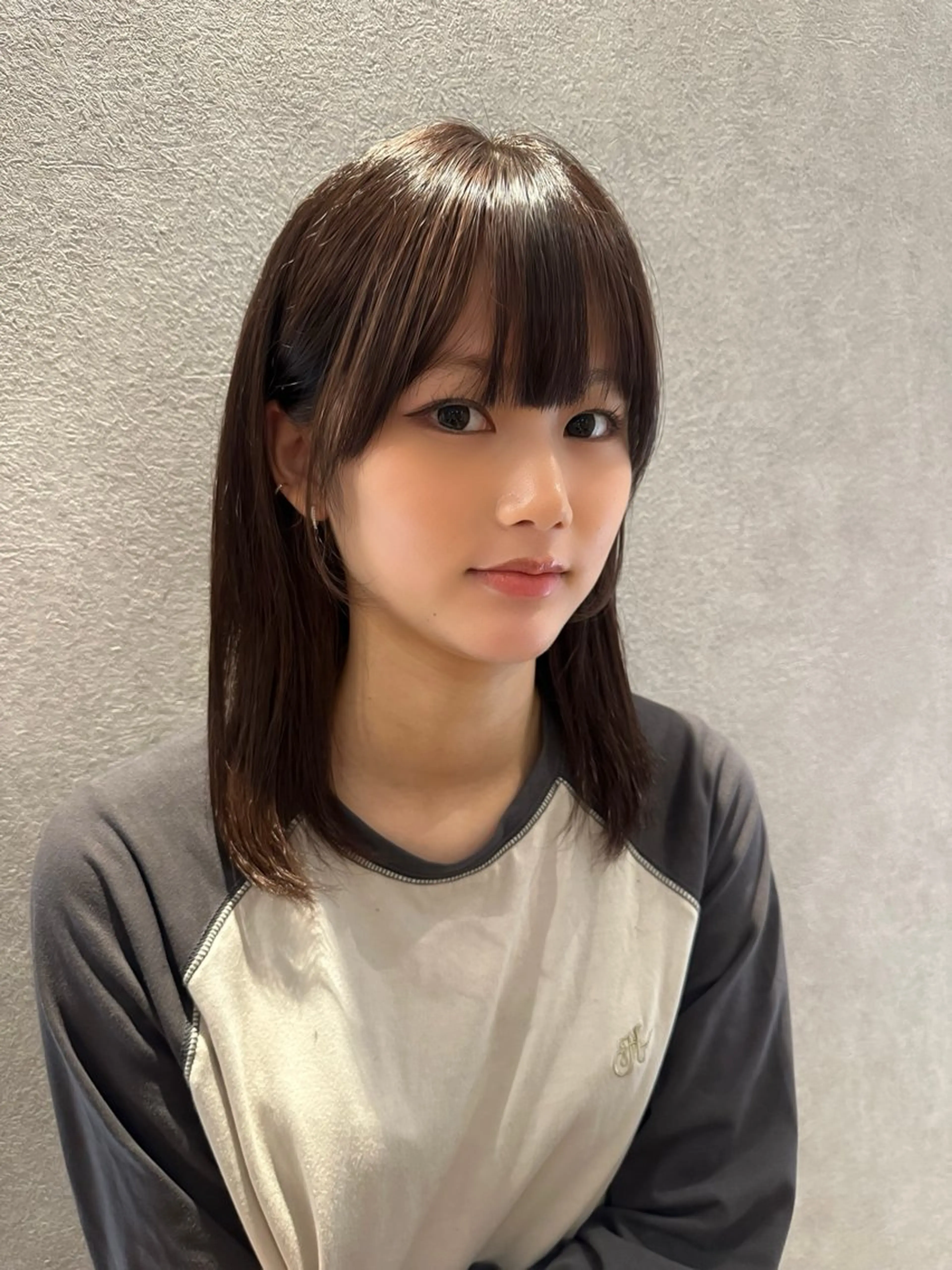 ミディアム カラー ショート/レイヤー 高野菜瑠のヘアスタイル