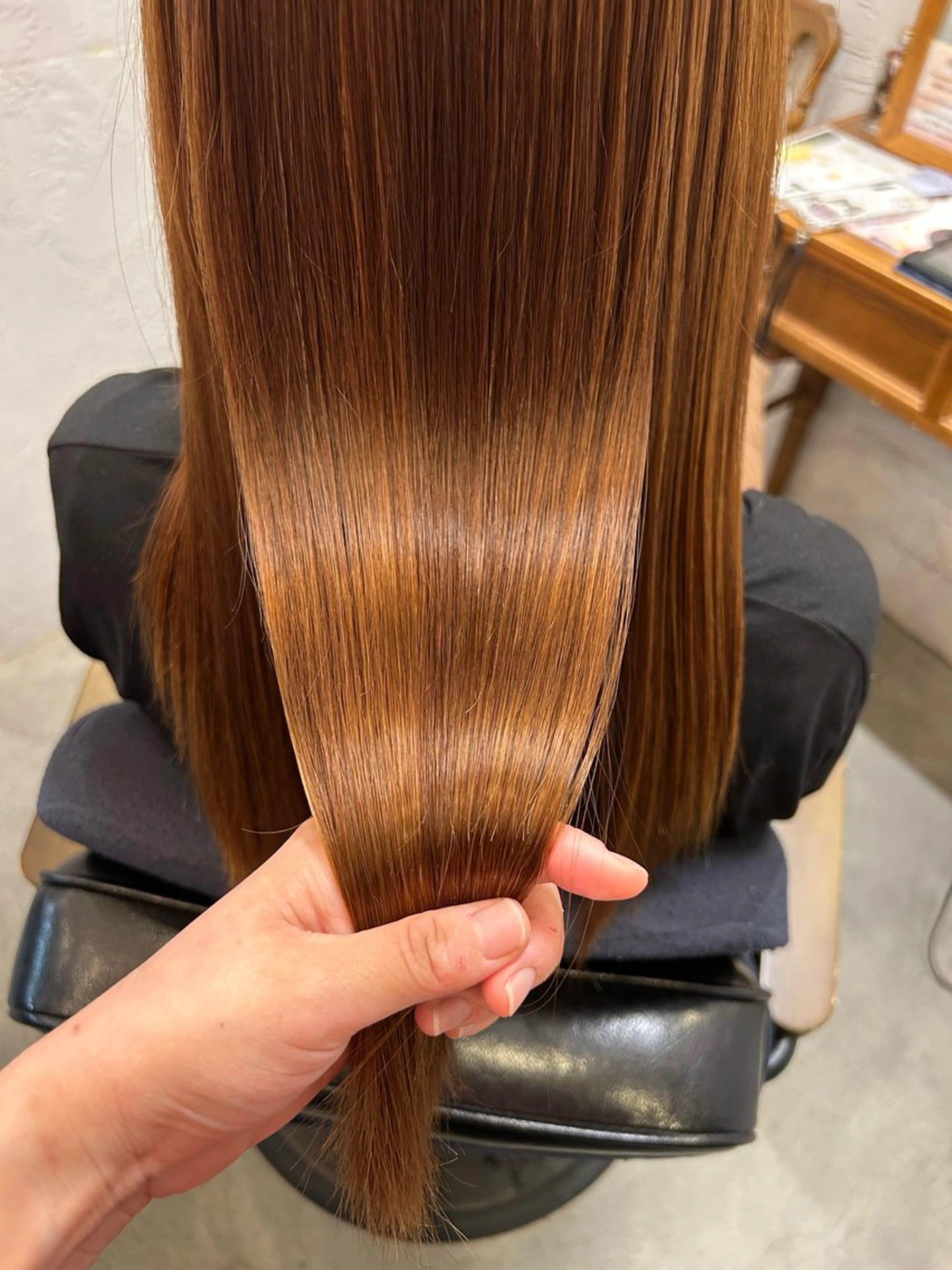 セミロング 縮毛矯正 🌷-5歳を実現 梅田その子🌷のヘアスタイル