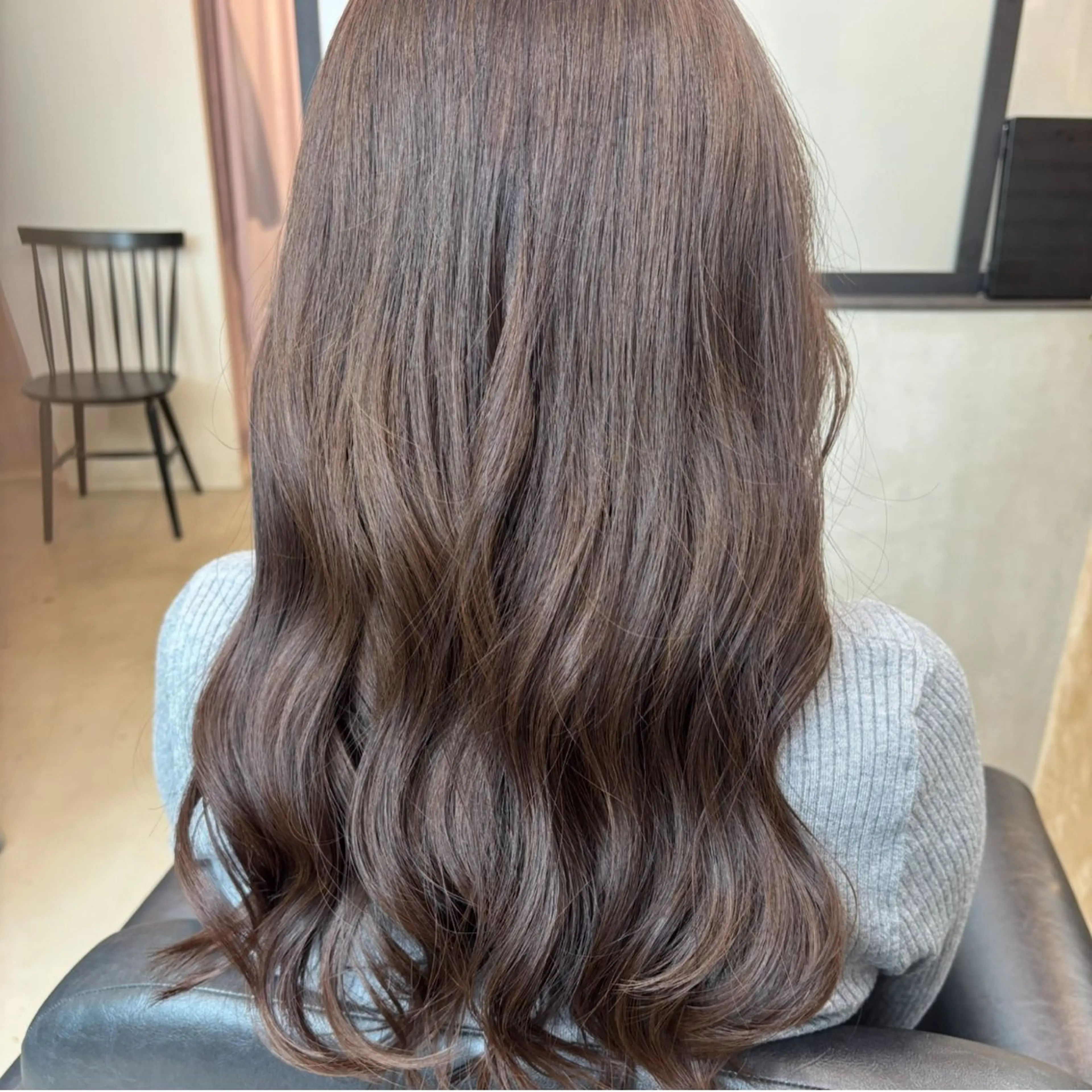 ロング 木村 夢のヘアスタイル