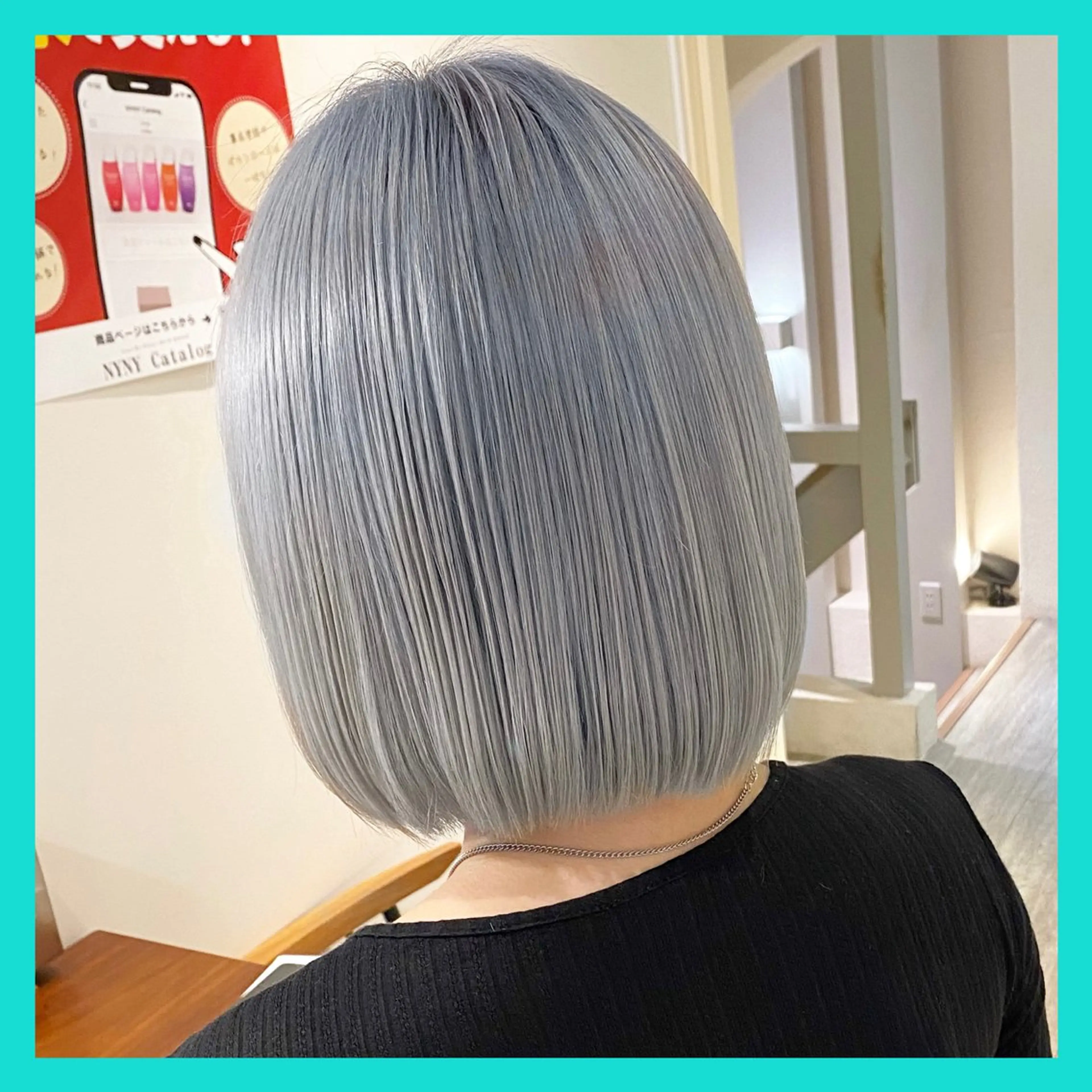 ショート カラー 髪質改善カラー韓国風 レイヤーtudaのヘアスタイル