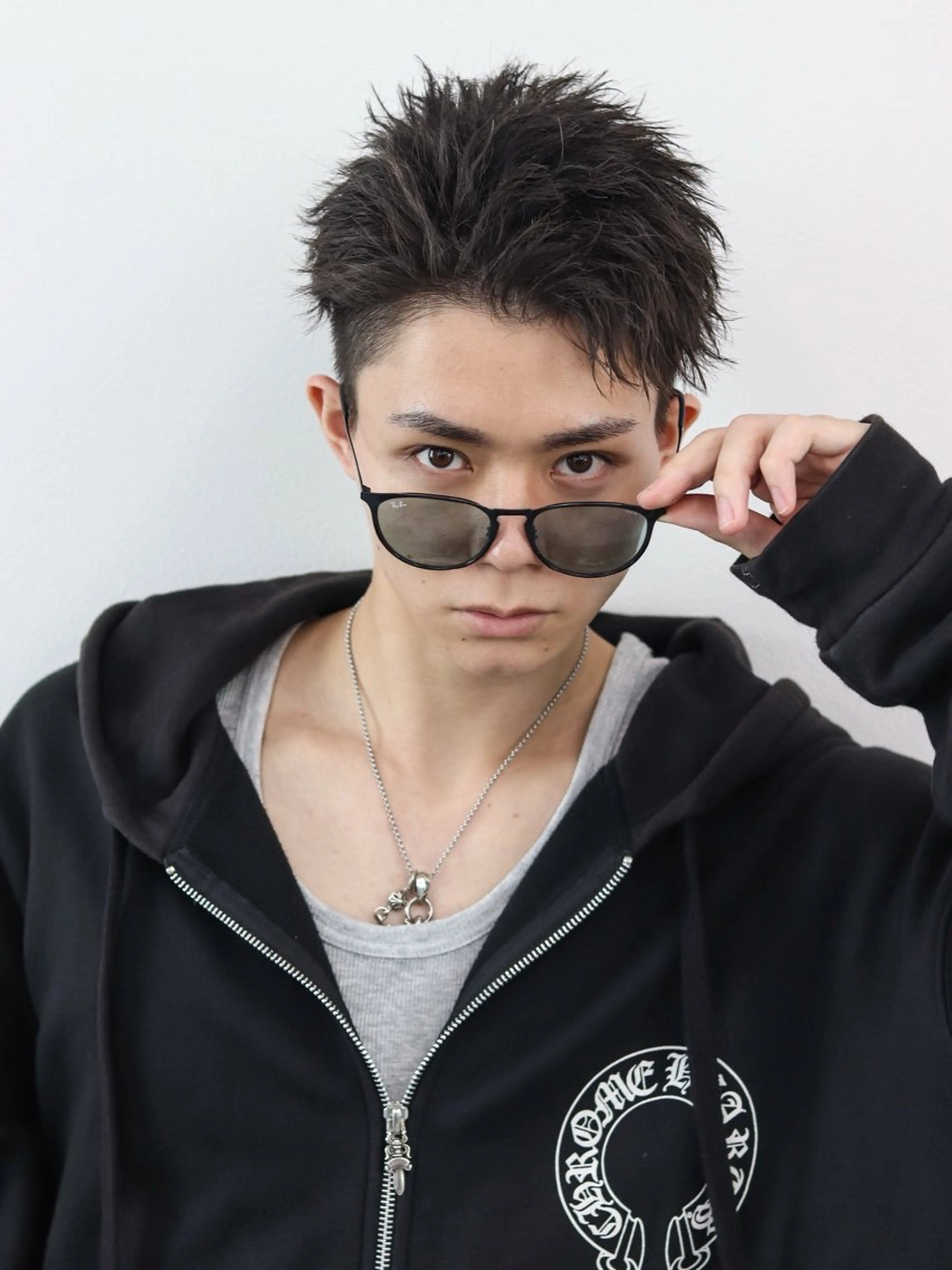 カラー パーマ メンズ カット パーマ トリートメント ハイトーン/メンズマ ッシュ/KYOHEIのヘアスタイル