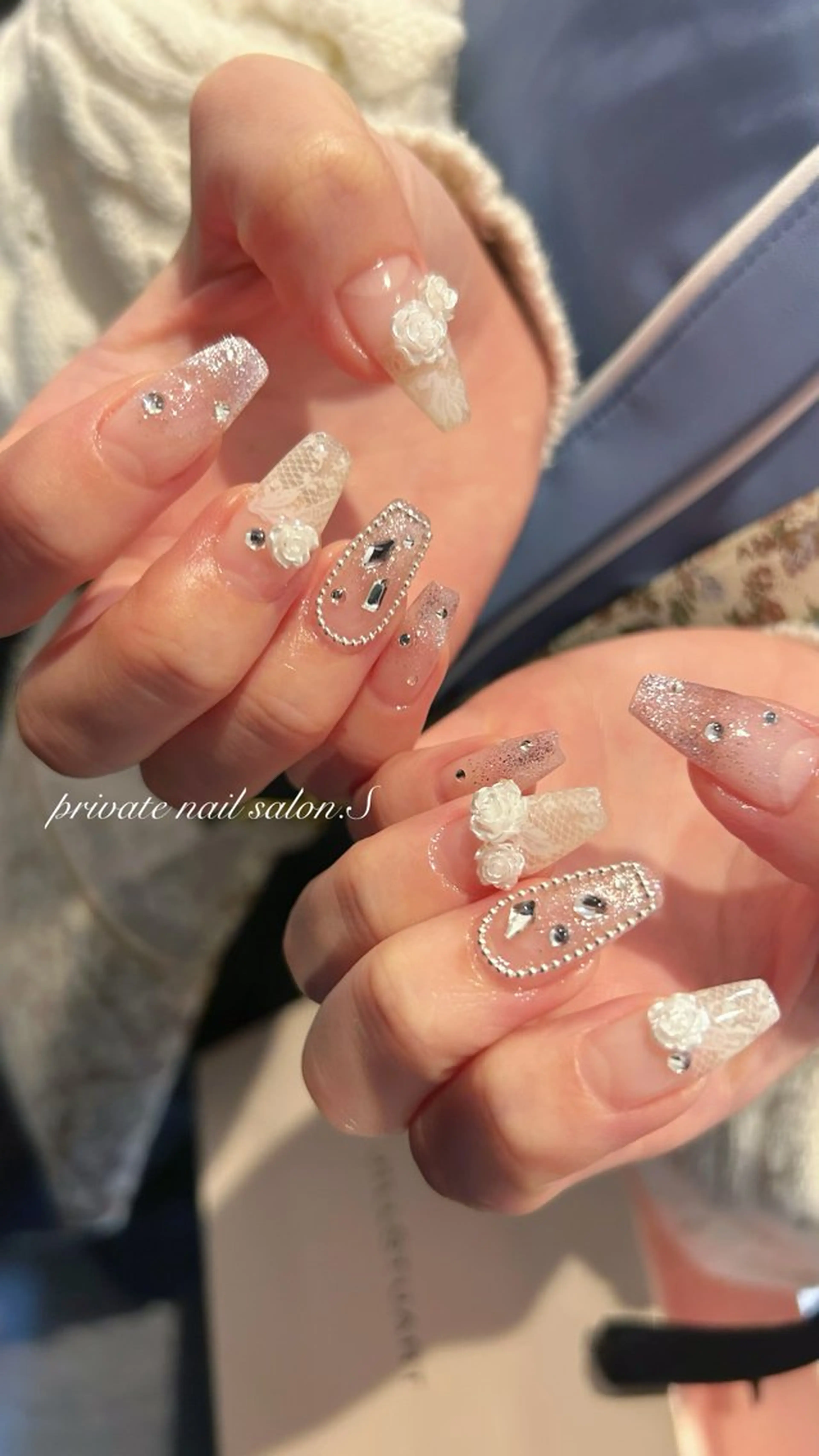 ネイル ジェルネイル 持ち込み スカルプネイル ハンドネイル 関山 志乃のネイルデザイン