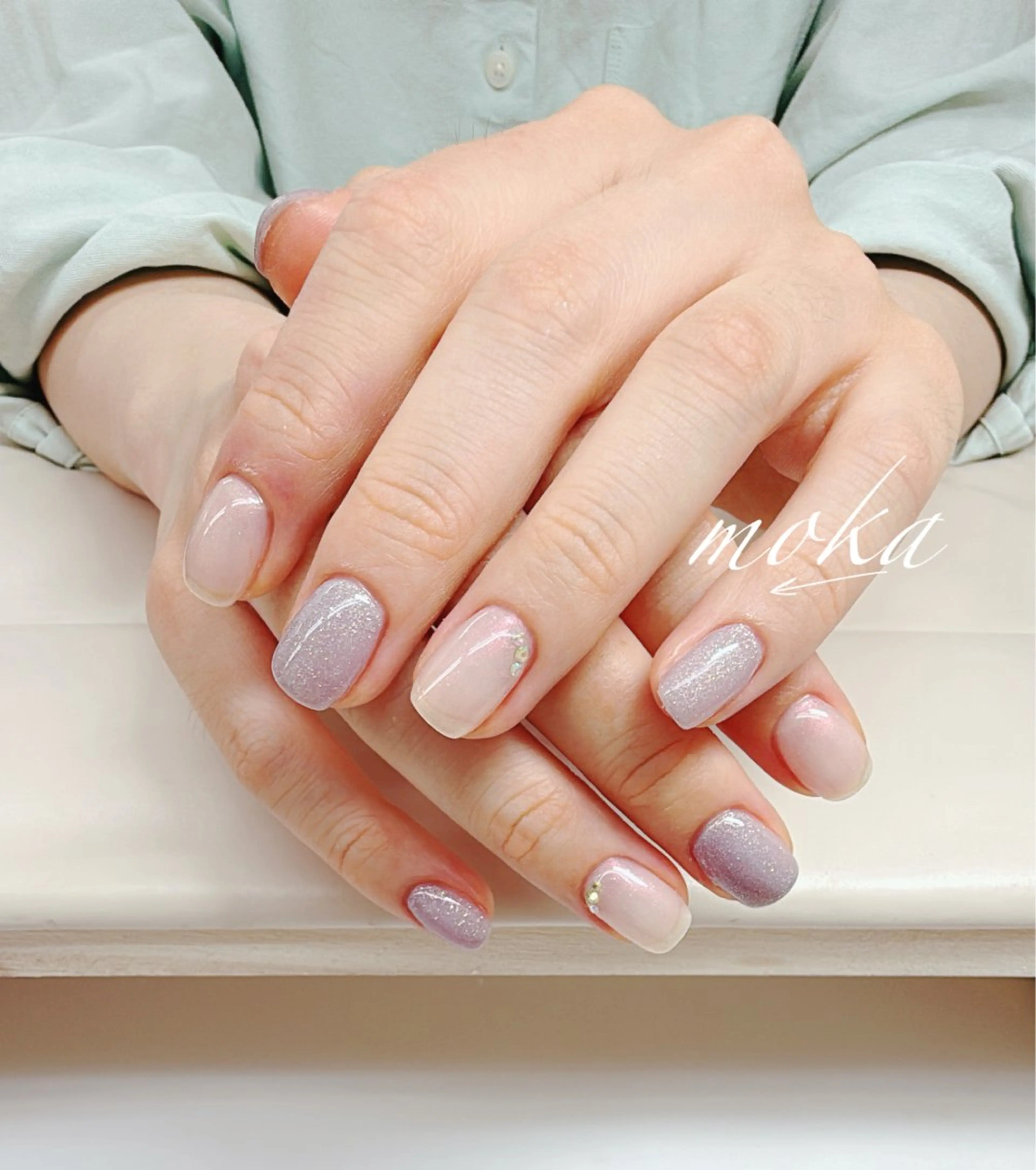 ネイル ハンドネイル ハンドケア 胡蝶蘭レディースサロ ンNailMOKAのネイルデザイン