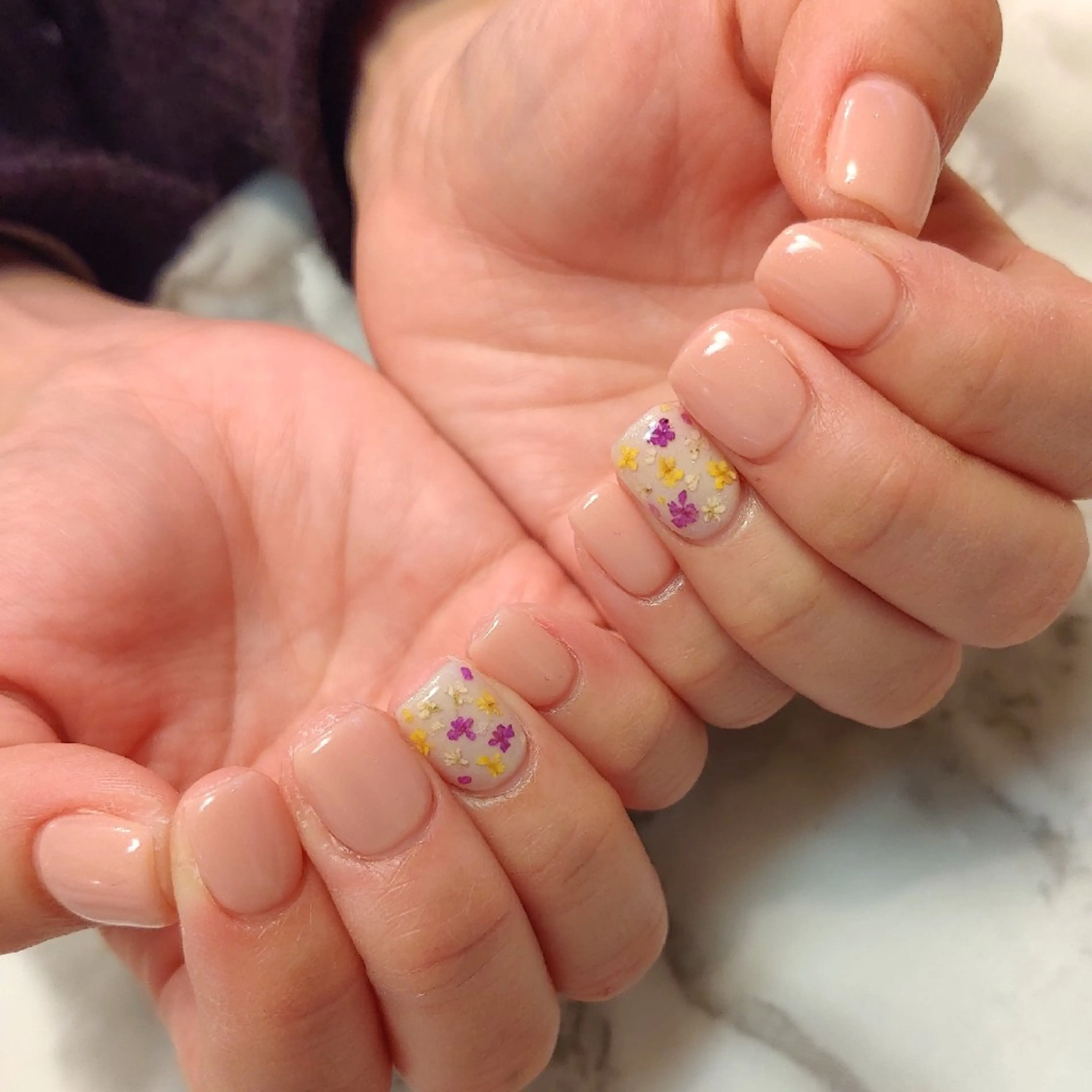 ネイル フラワーネイル ジェヌインネイル 河内のネイルデザイン