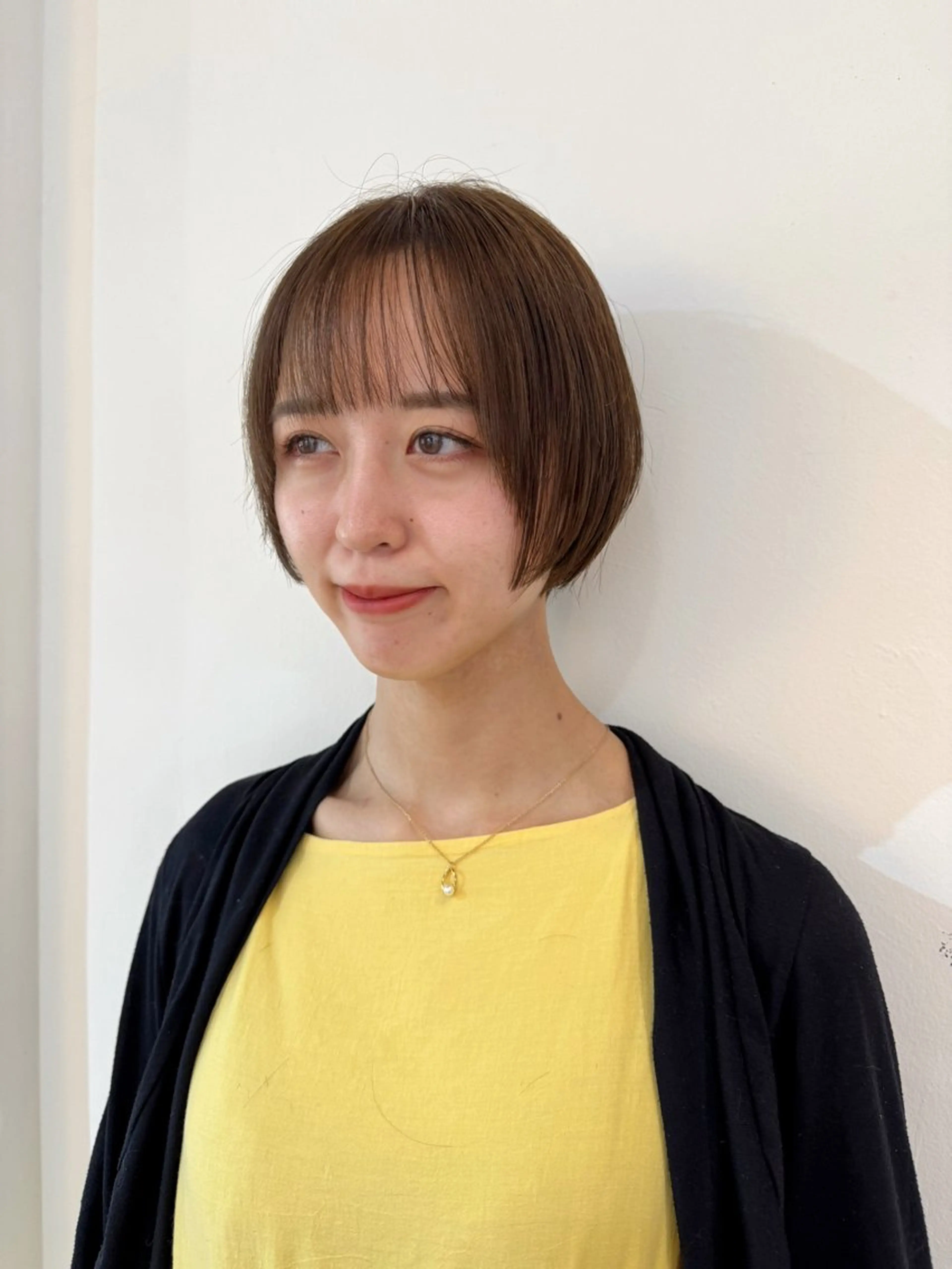 ショート カラー ベージュカラー ショートヘア カット ヘアカラー トリートメント ボブウルフ／ボブ Satsuki【名駅のヘアスタイル