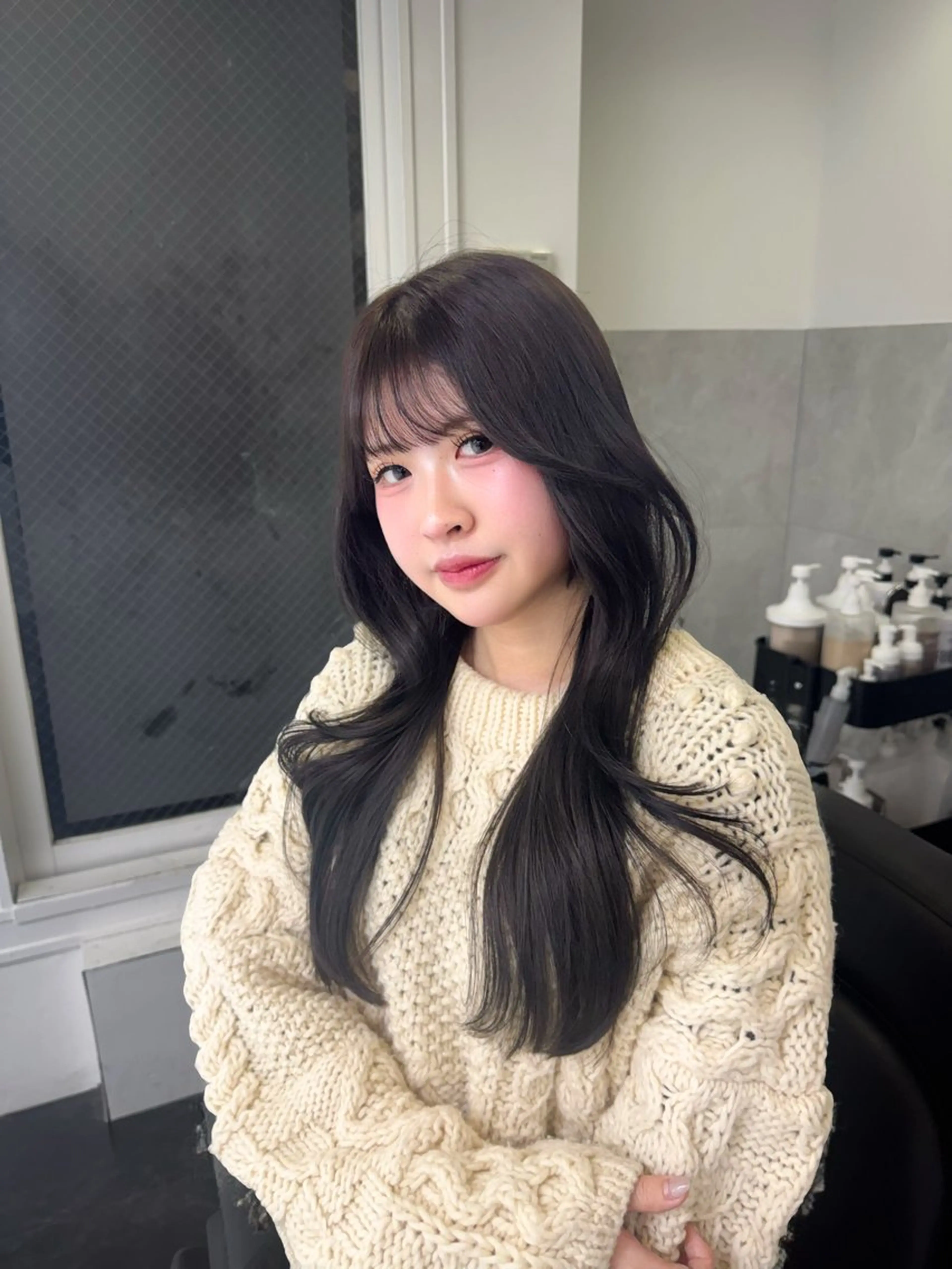 セミロング カラー ヘアカラー 透明感カラー✨ /YUYAのヘアスタイル