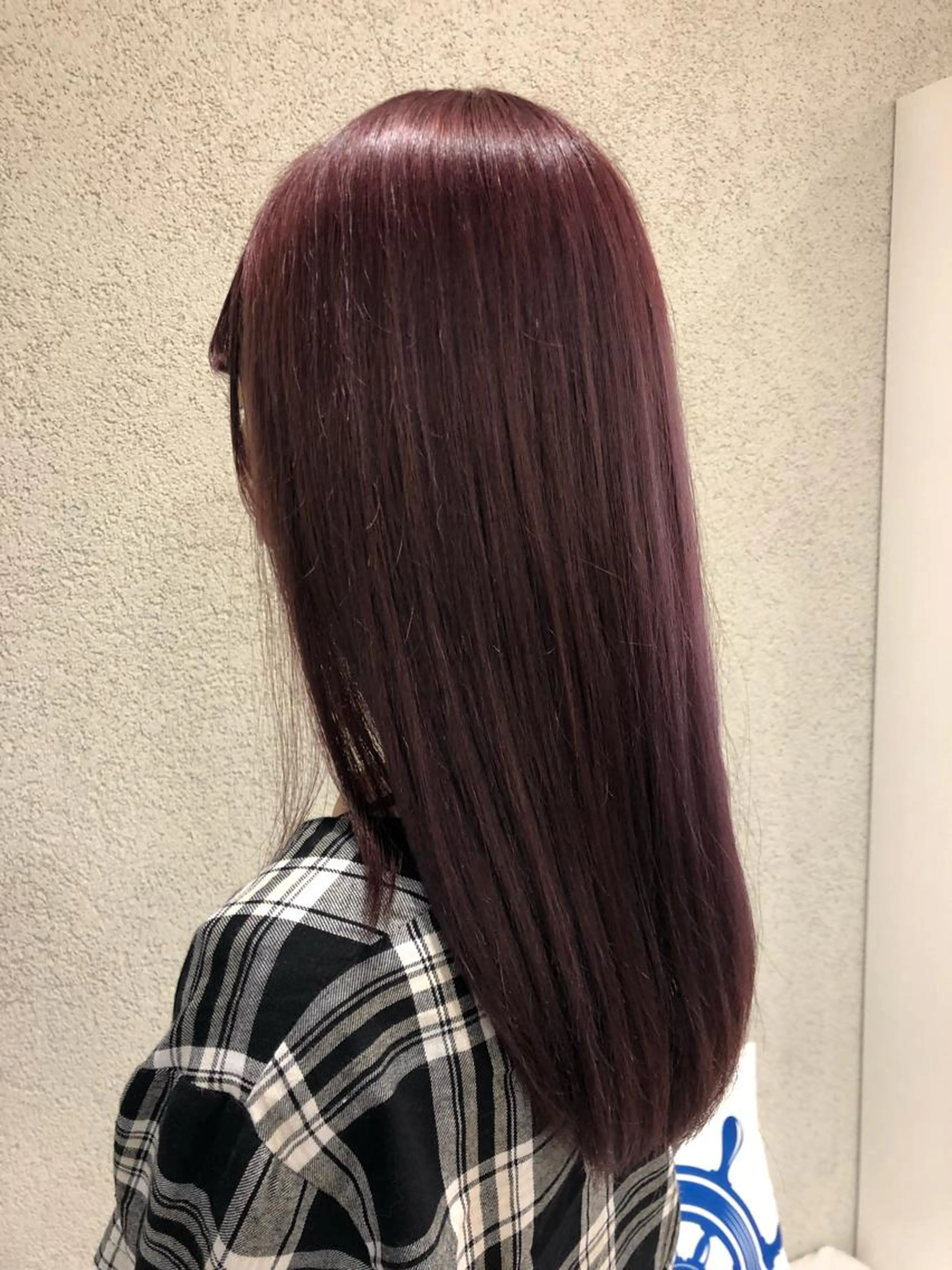 🌸ブリーチ毛に高発色アディクシーカラー＋Aujuaトリートメントの写真