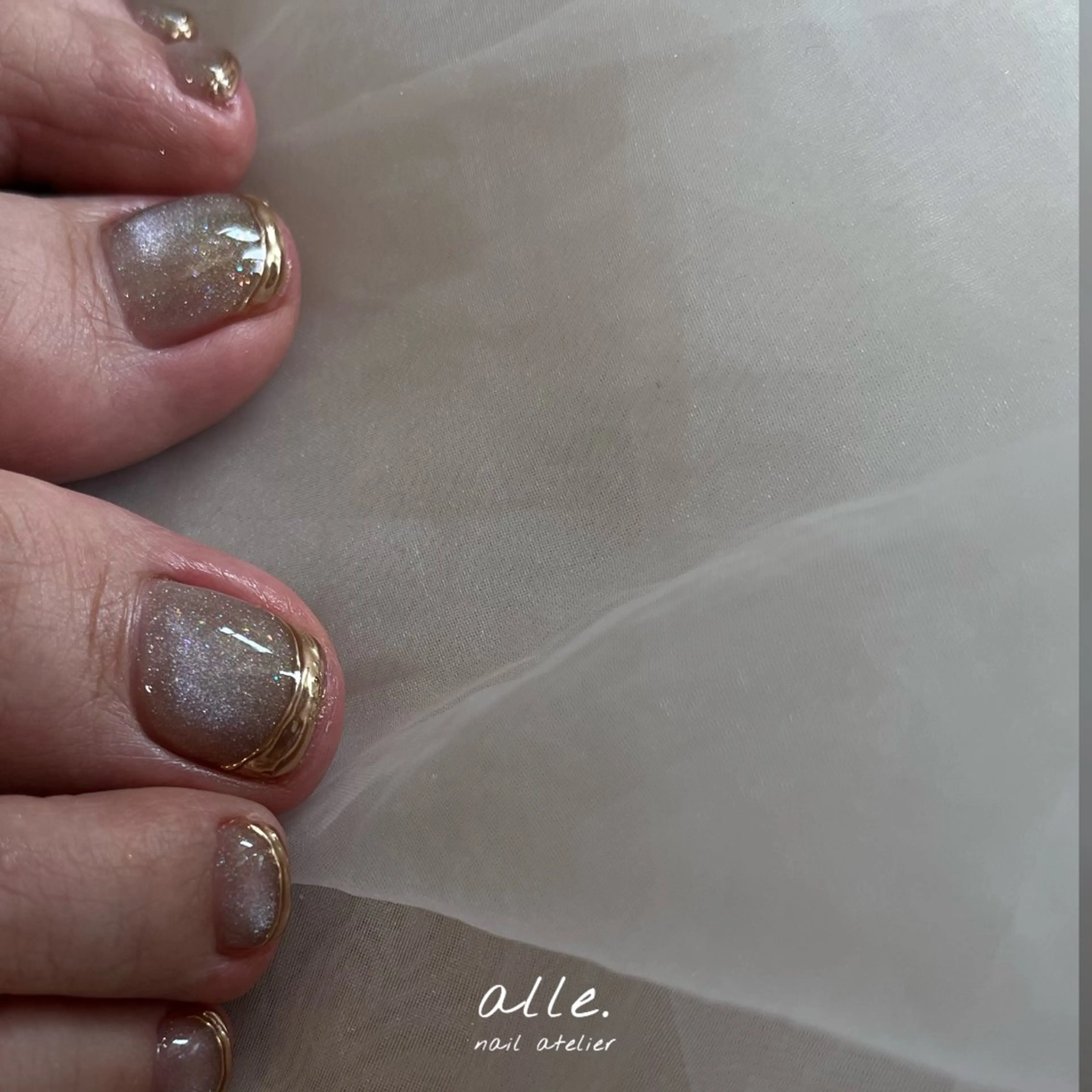 ネイル フットネイル atelier alle.のネイルデザイン