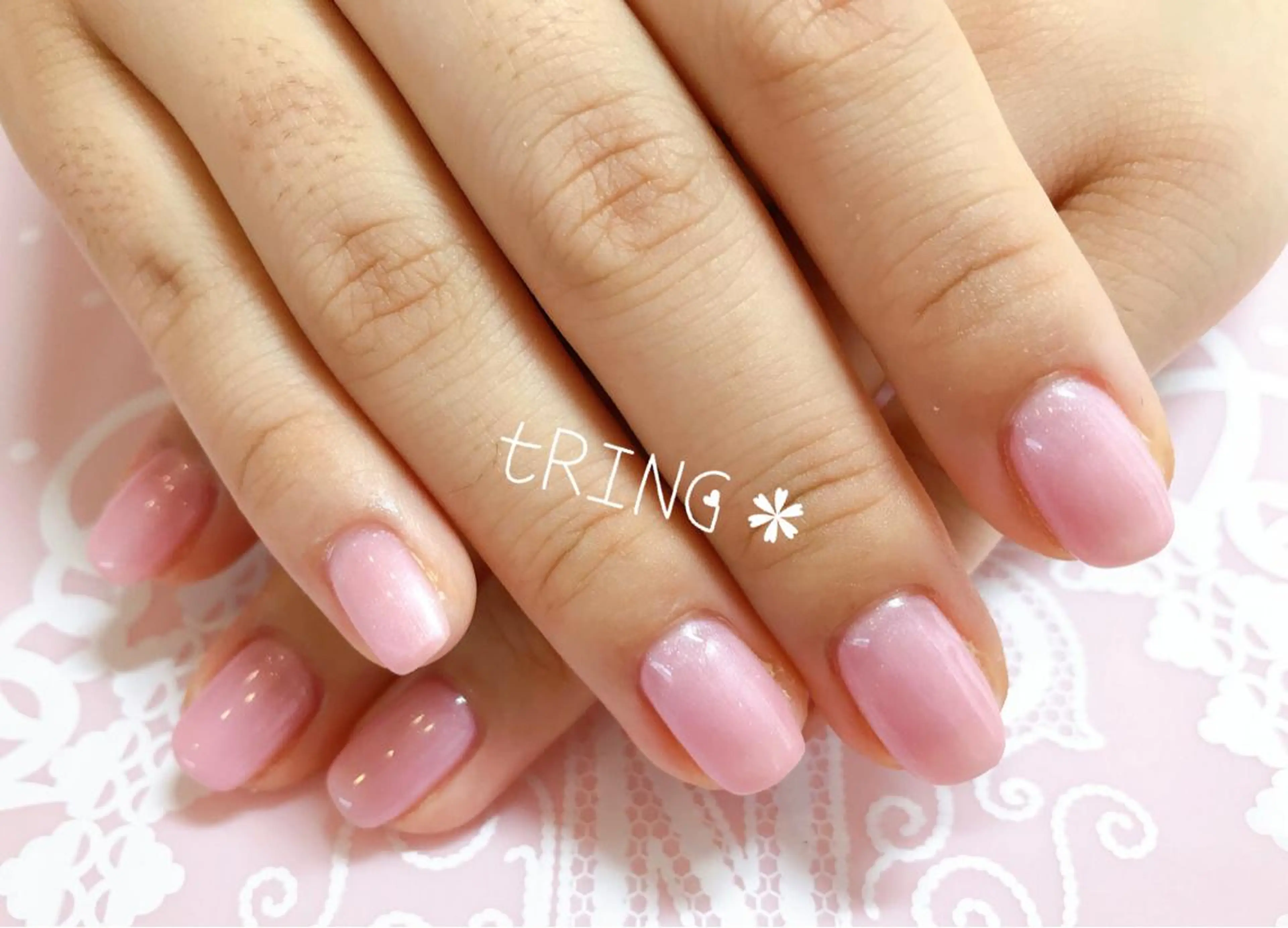 ネイル ハンドネイル tRING＊ しいの木台のネイルデザイン