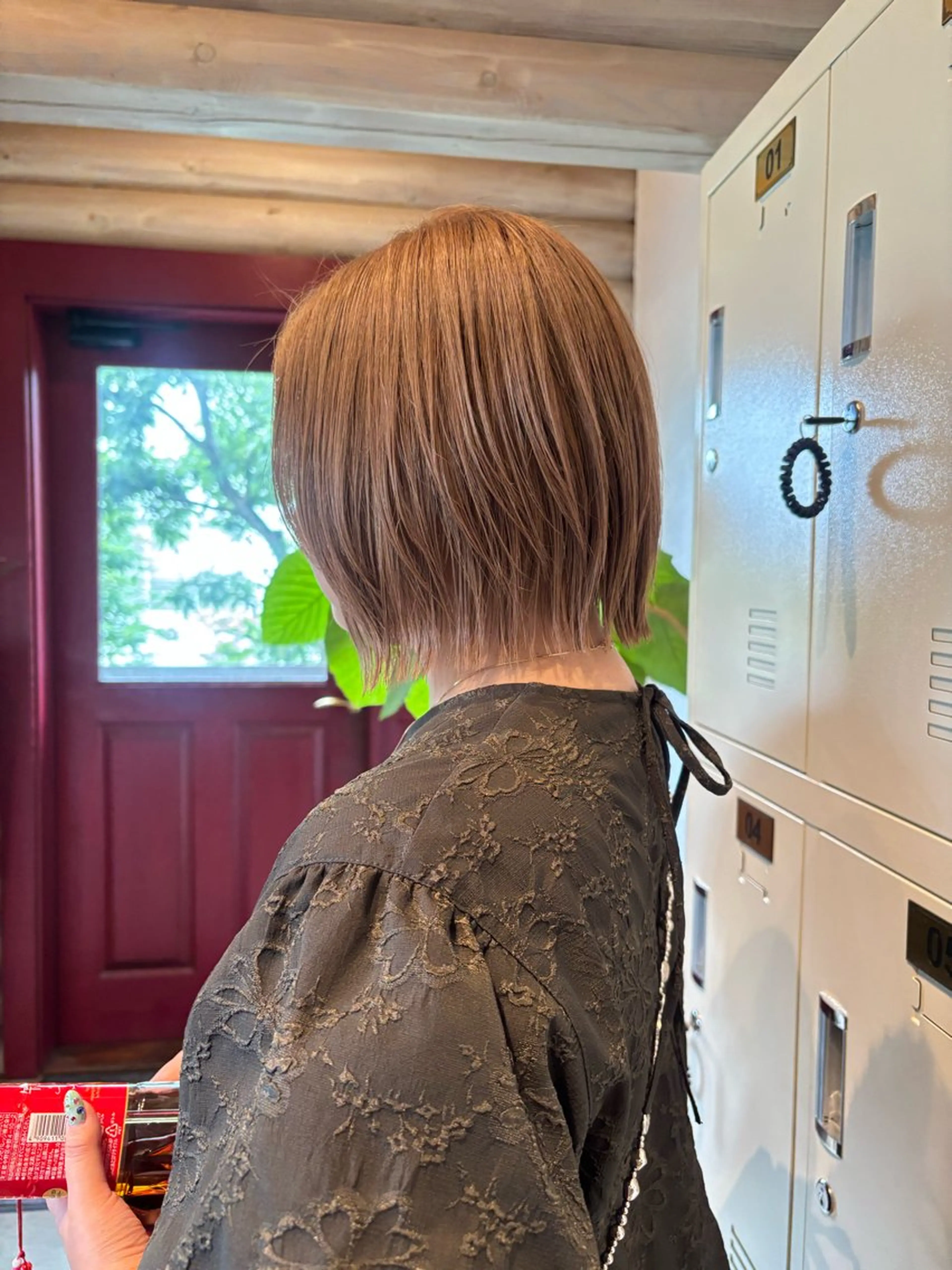 ショート カラー ボブレイヤー 透明感カラー ハイトーンカラー ボブ レイヤーカット カット ヘアカラー トリートメント 似合わせレイヤー/ Wカラー🧸こころのヘアスタイル