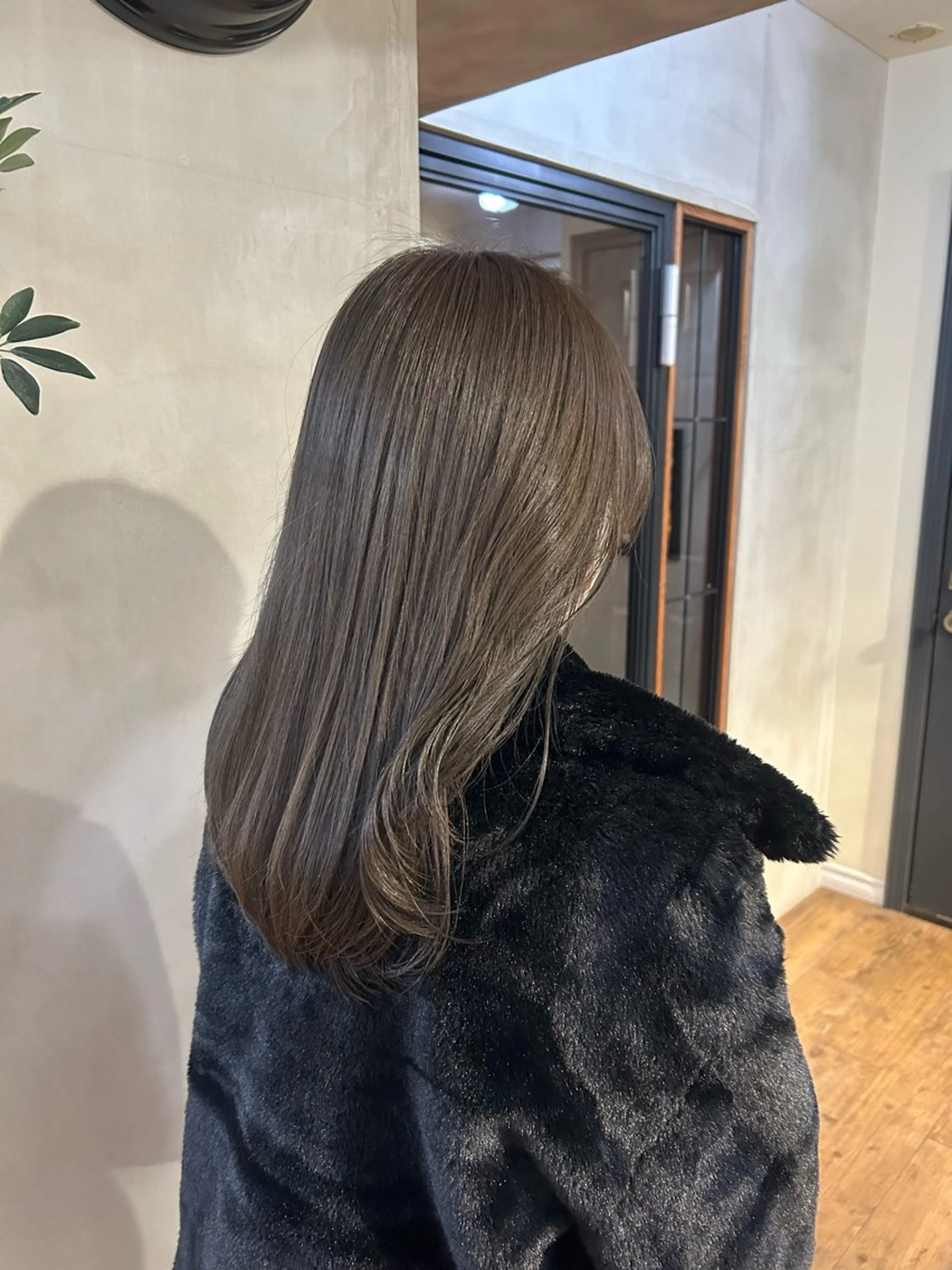 ロング カラー カット ヘアカラー きよまつ みさきのヘアスタイル