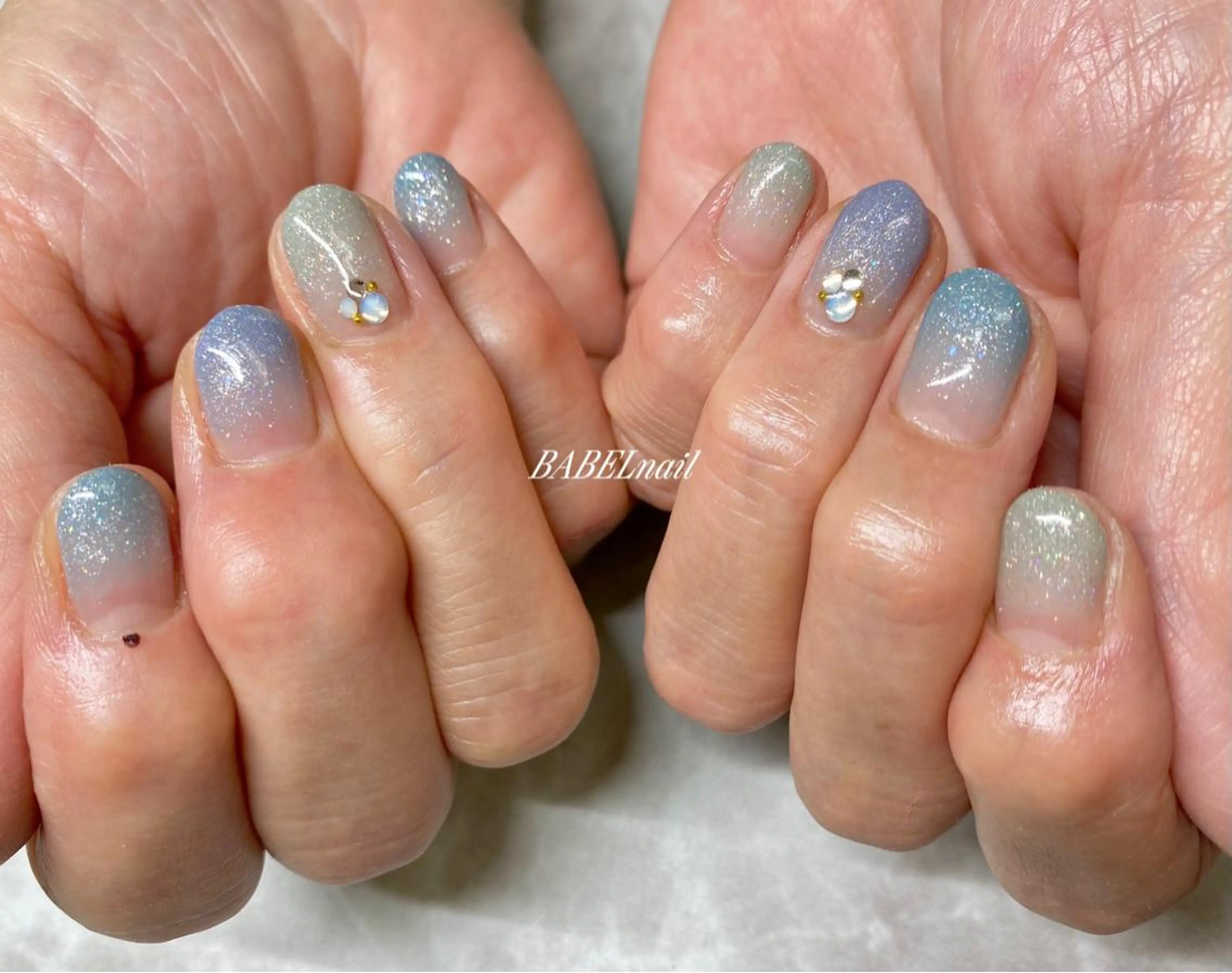 ネイル アートネイル ジェルネイル 韓国ネイル オフィスネイル ショートネイル ハンドネイル 江戸川橋✨BABEL 【バベル】大人可愛いのネイルデザイン