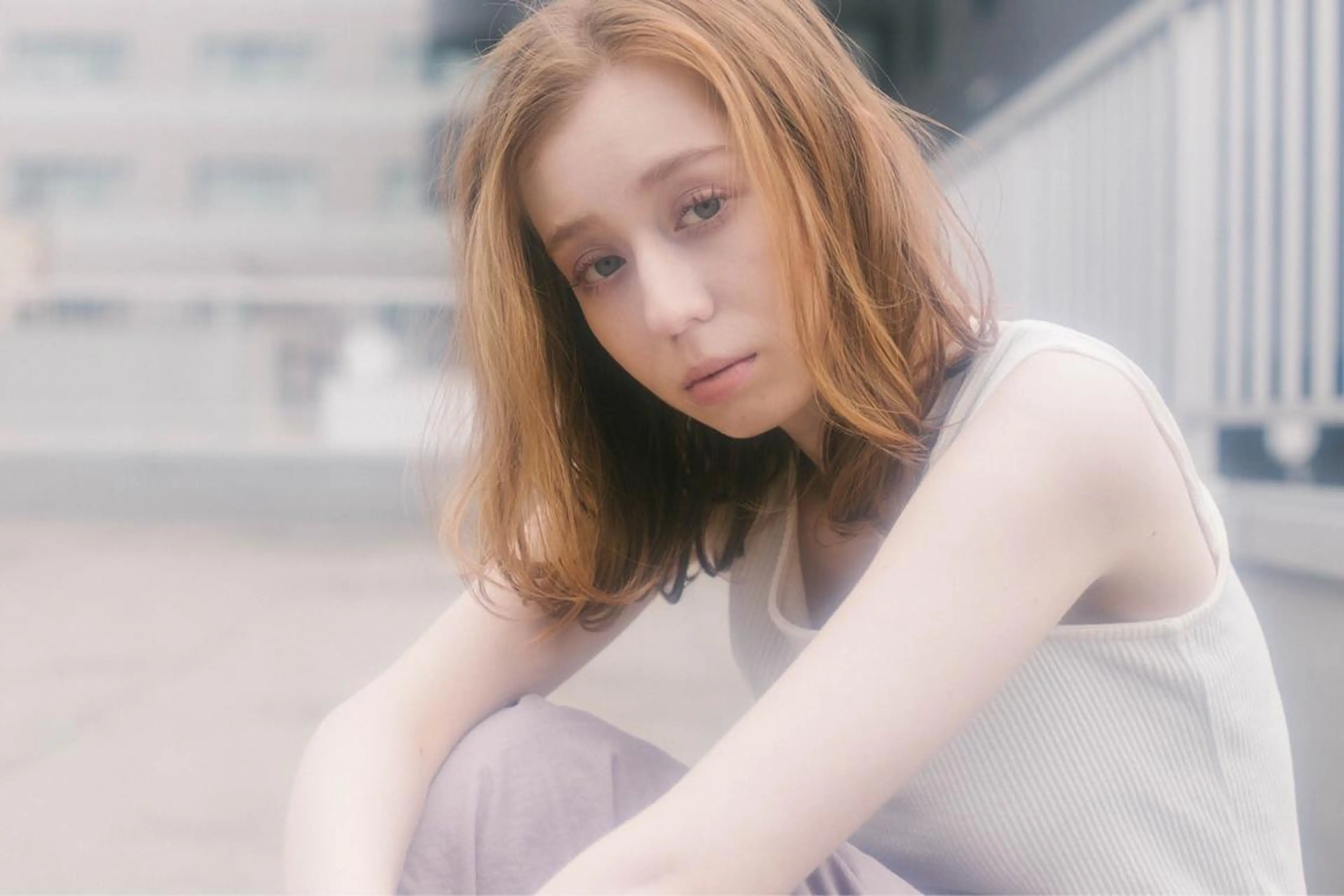 ミディアム カラー カット ヘアカラー トリートメント 韓国ヘア ♡tomimaのヘアスタイル