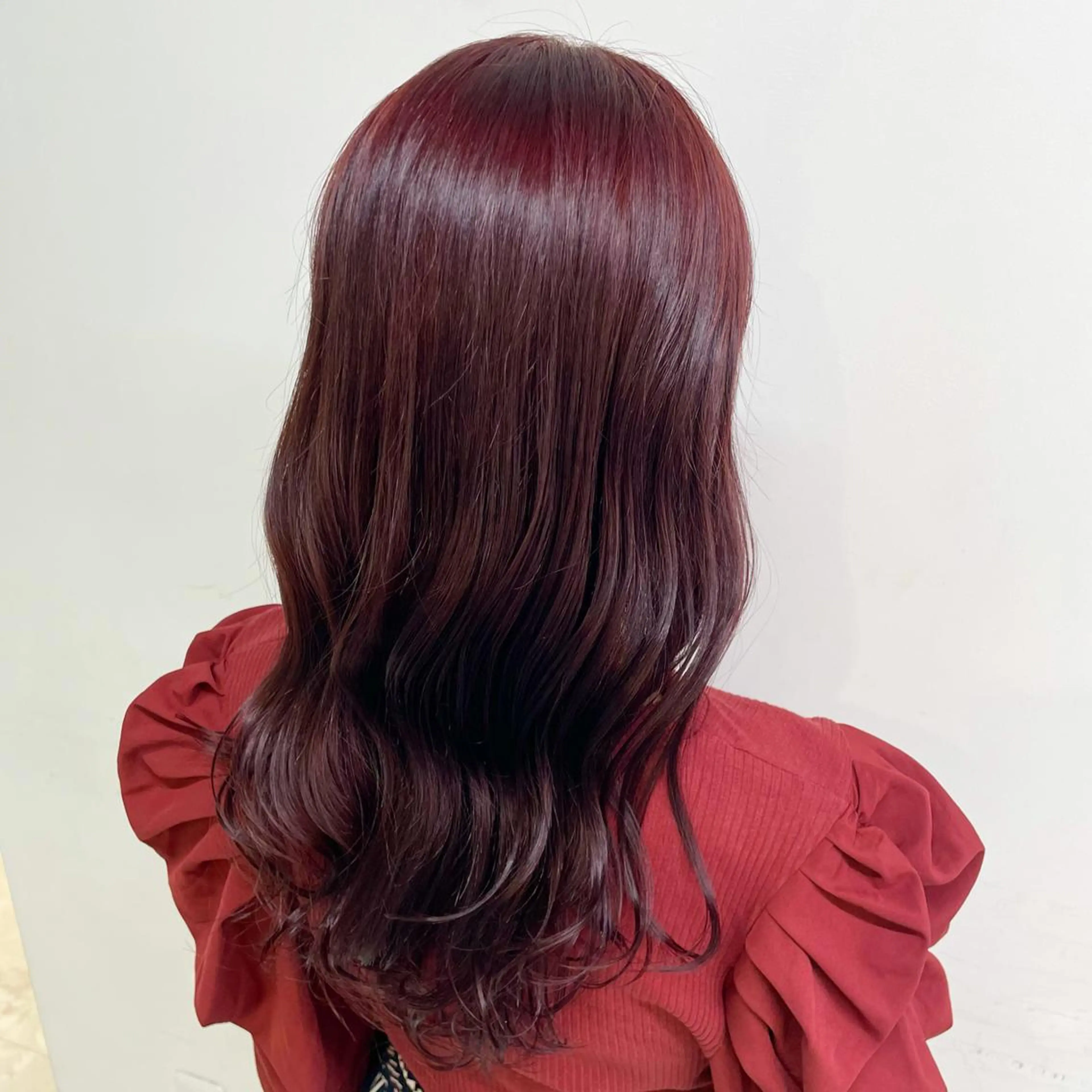 セミロング ヘアカラー トリートメント ヘッドスパ ヘアセット 公式🎠LAND 池袋店🎠のヘアスタイル