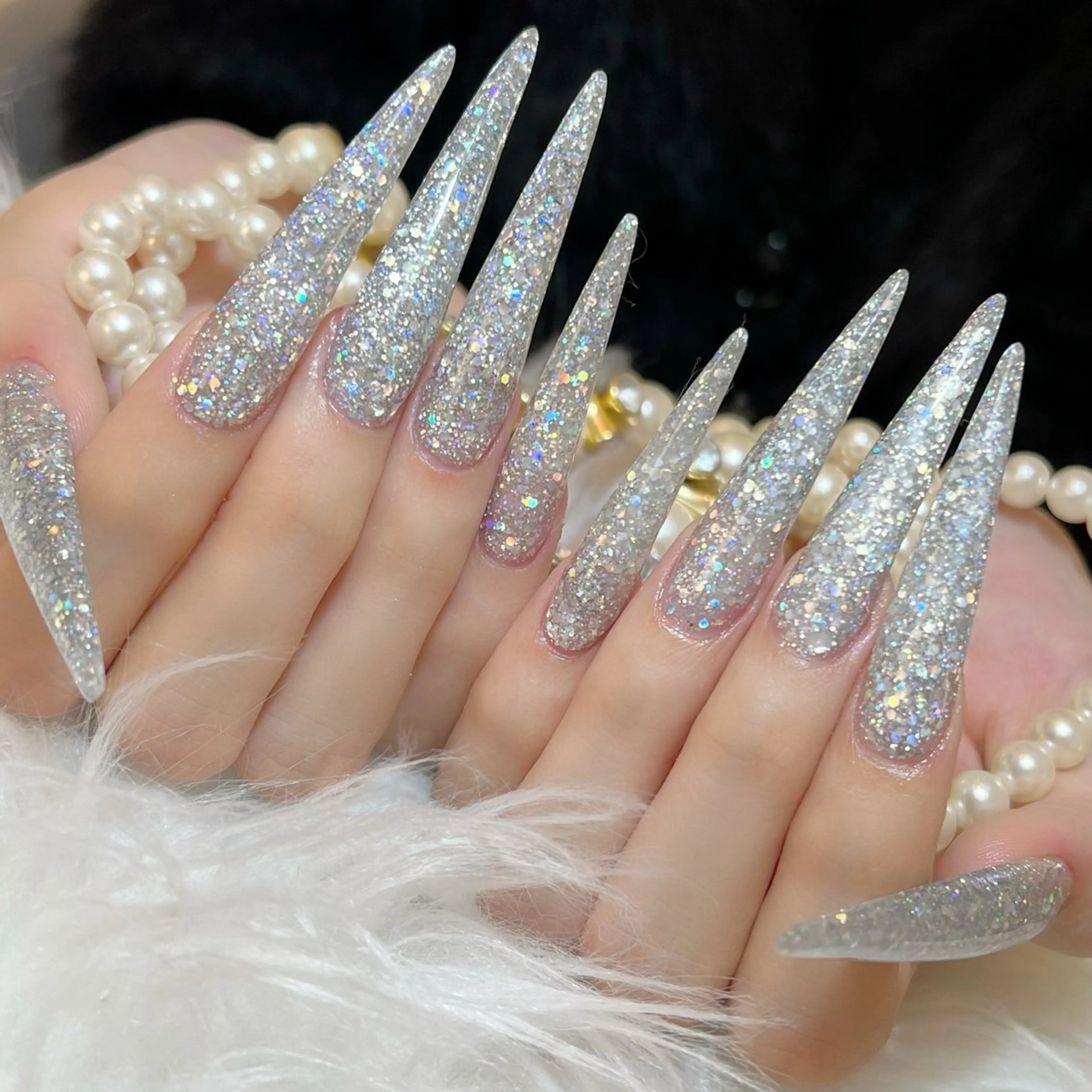 ロングネイルコース フォーム🩷🩵1枚MAXの写真