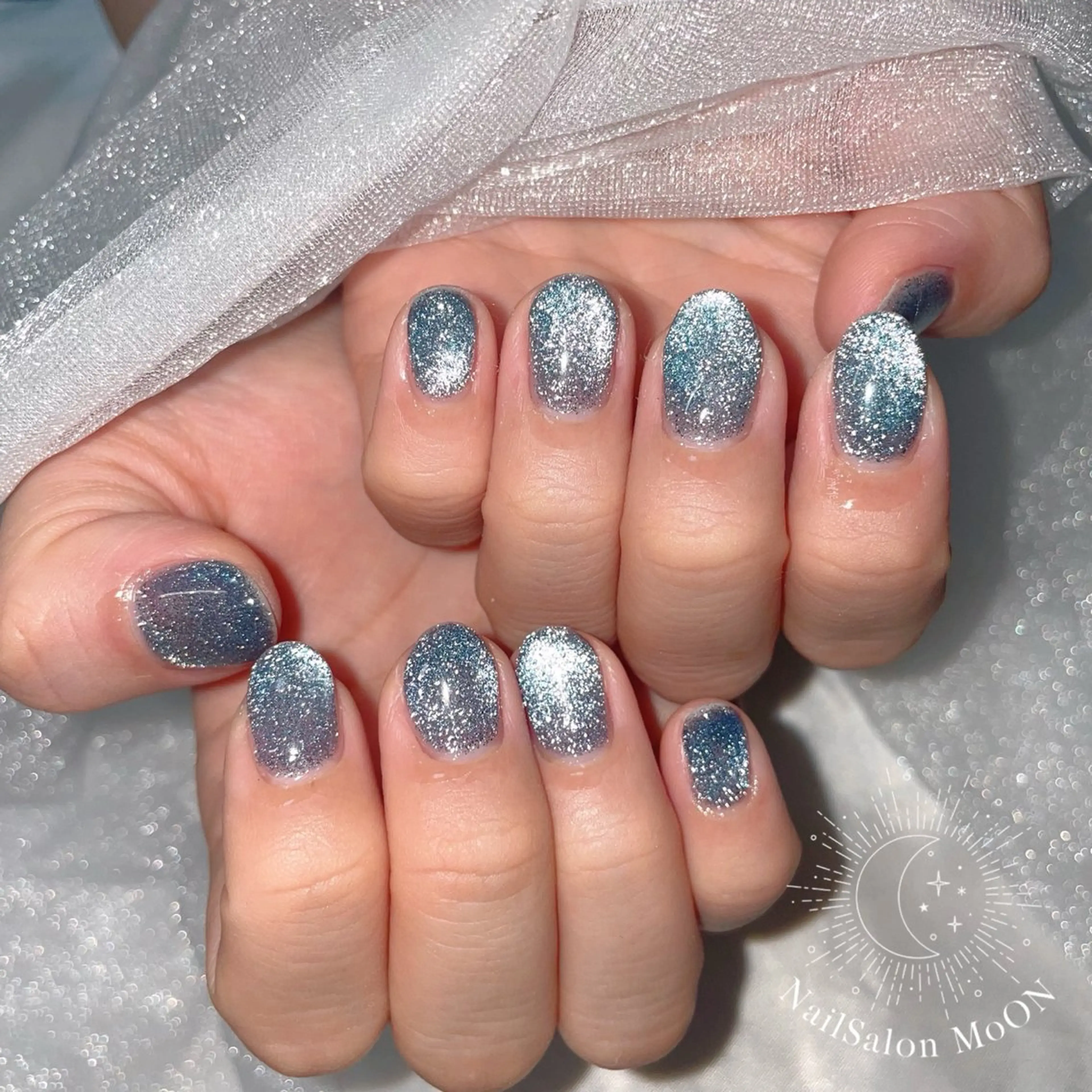 ネイル マグネットネイル ハンドネイル ハンドケア MoON...❤︎ MeGuのネイルデザイン