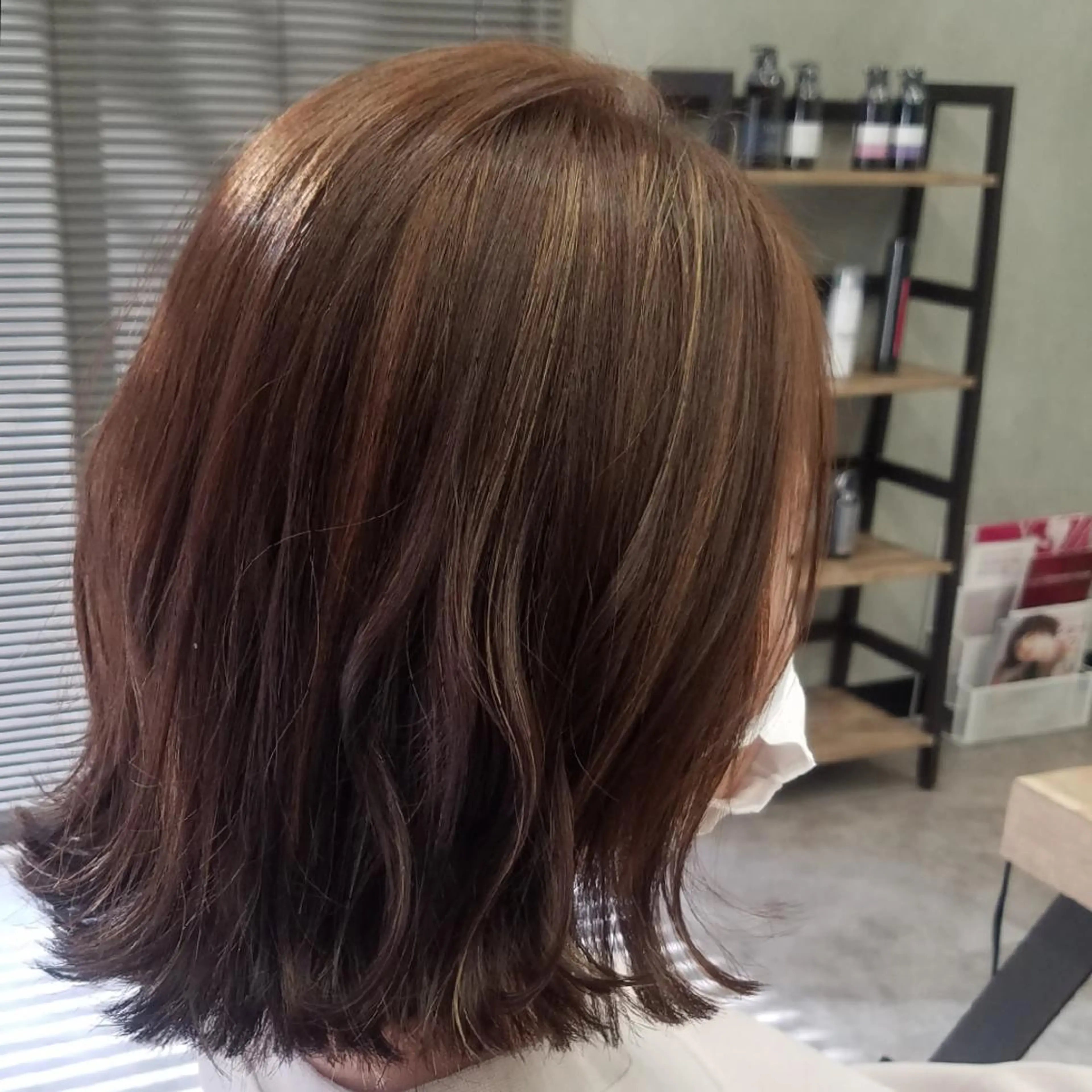 カラー ミディアム ハイライトカラー ハイライト カット ヘアカラー トリートメント レイヤー/ショート /山田譲治✂️のヘアスタイル