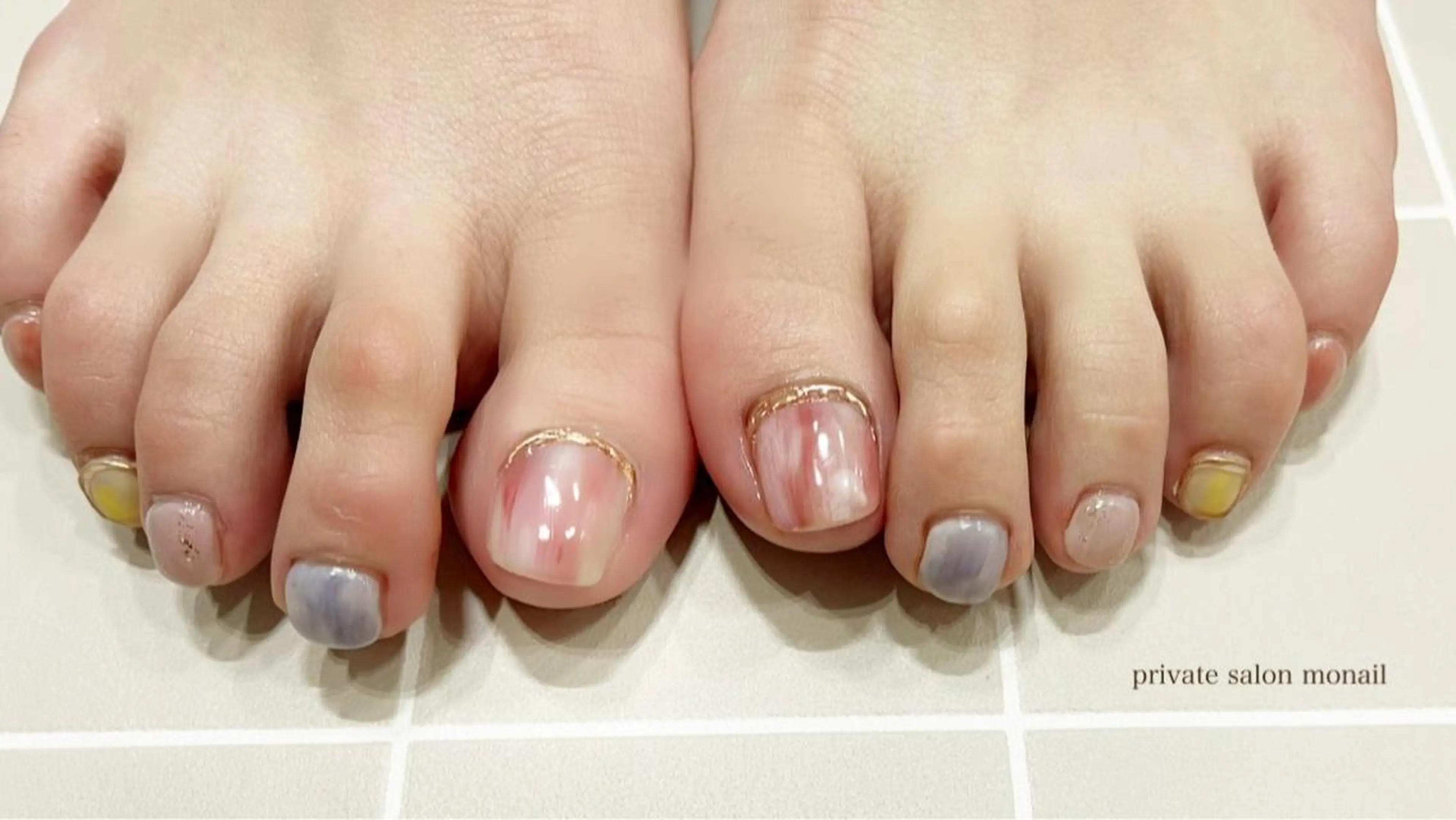 ネイル フットネイル private nail monail所属・nail salon monailのネイルデザイン