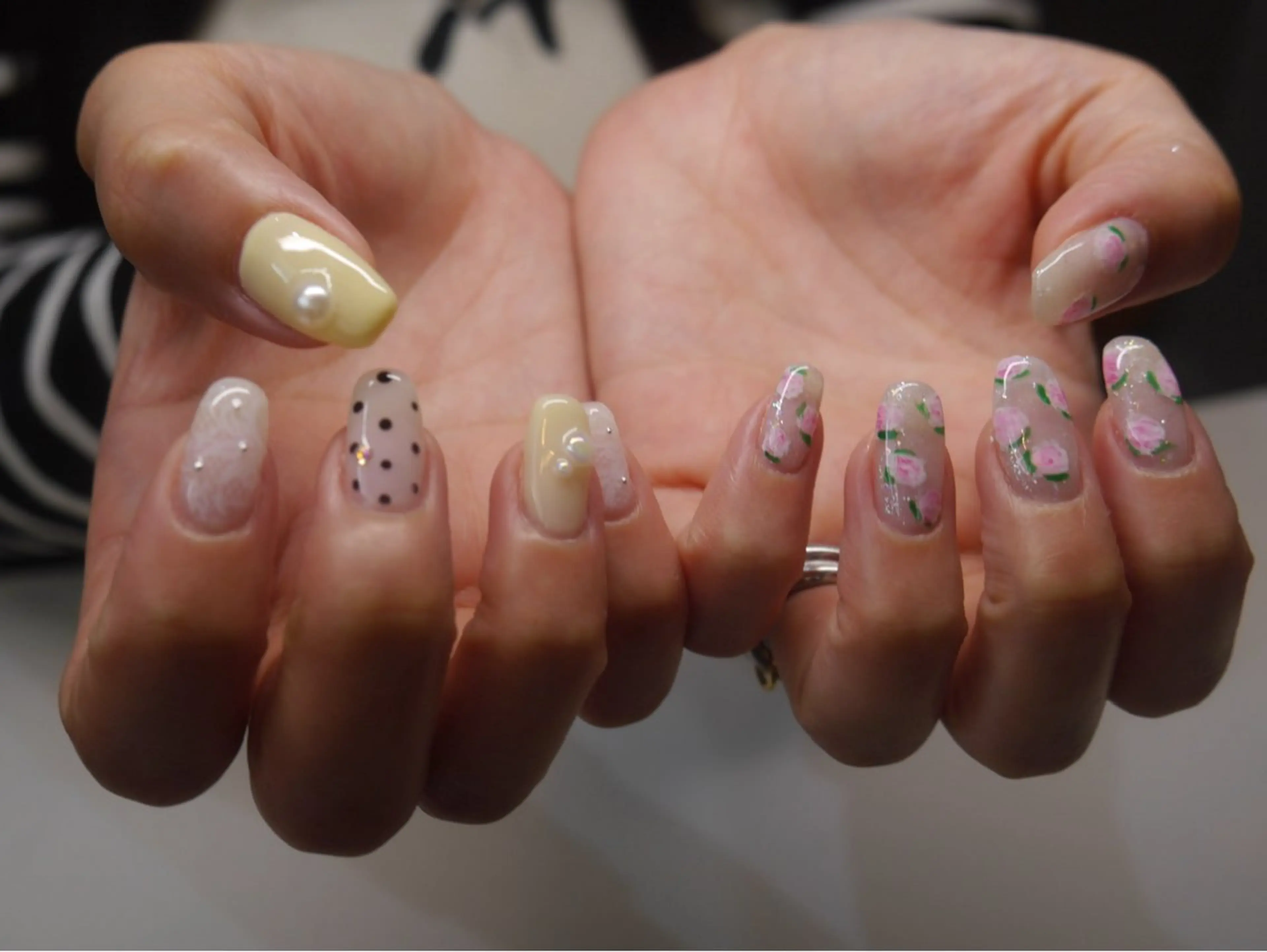 ネイル ハンドネイル 𐂃 colorer𐂃のネイルデザイン