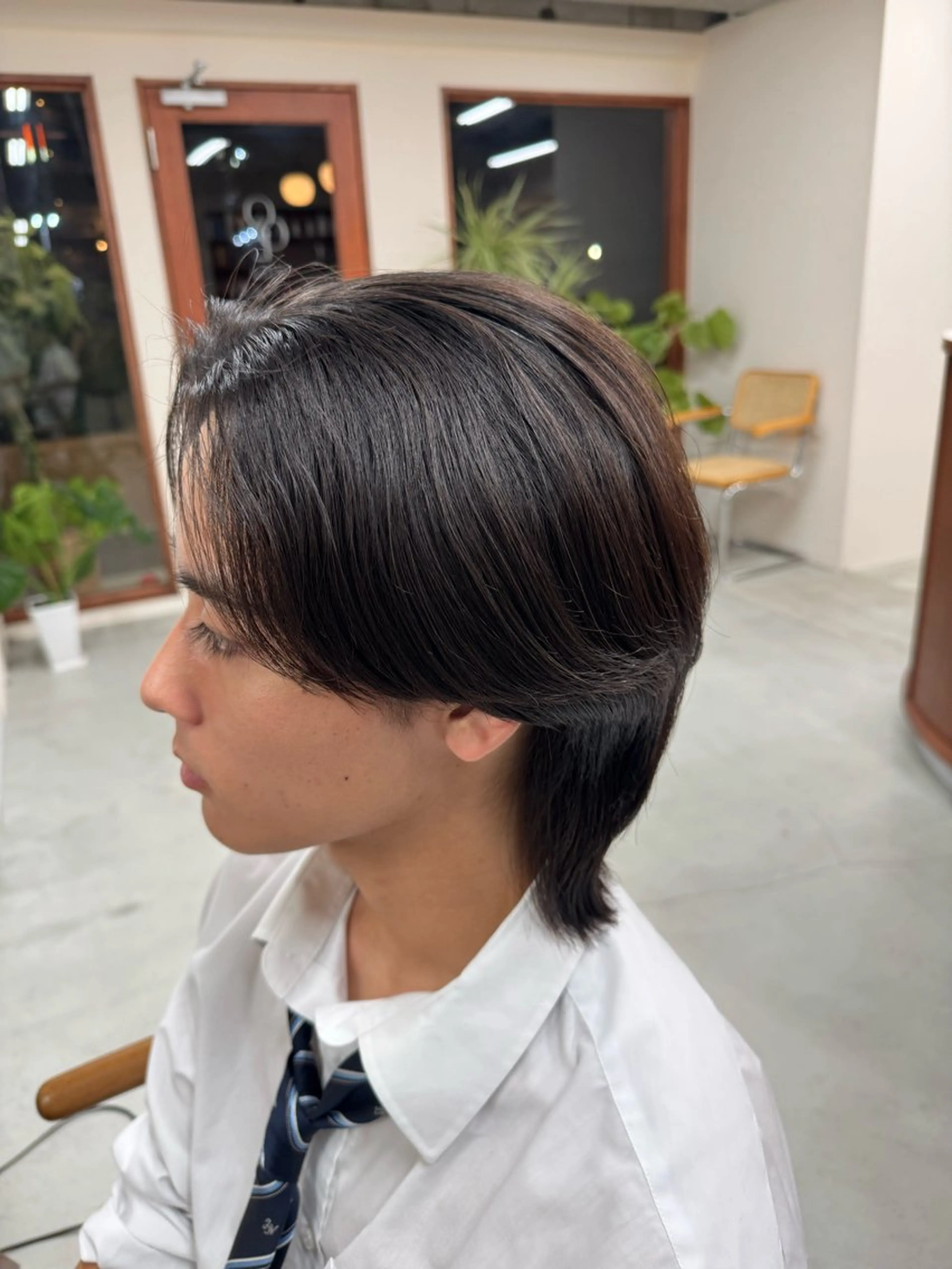 ショート パーマ メンズ 髪質改善 縮毛矯正 雪音/美髪縮毛矯正 /ニュアンスパーマのヘアスタイル