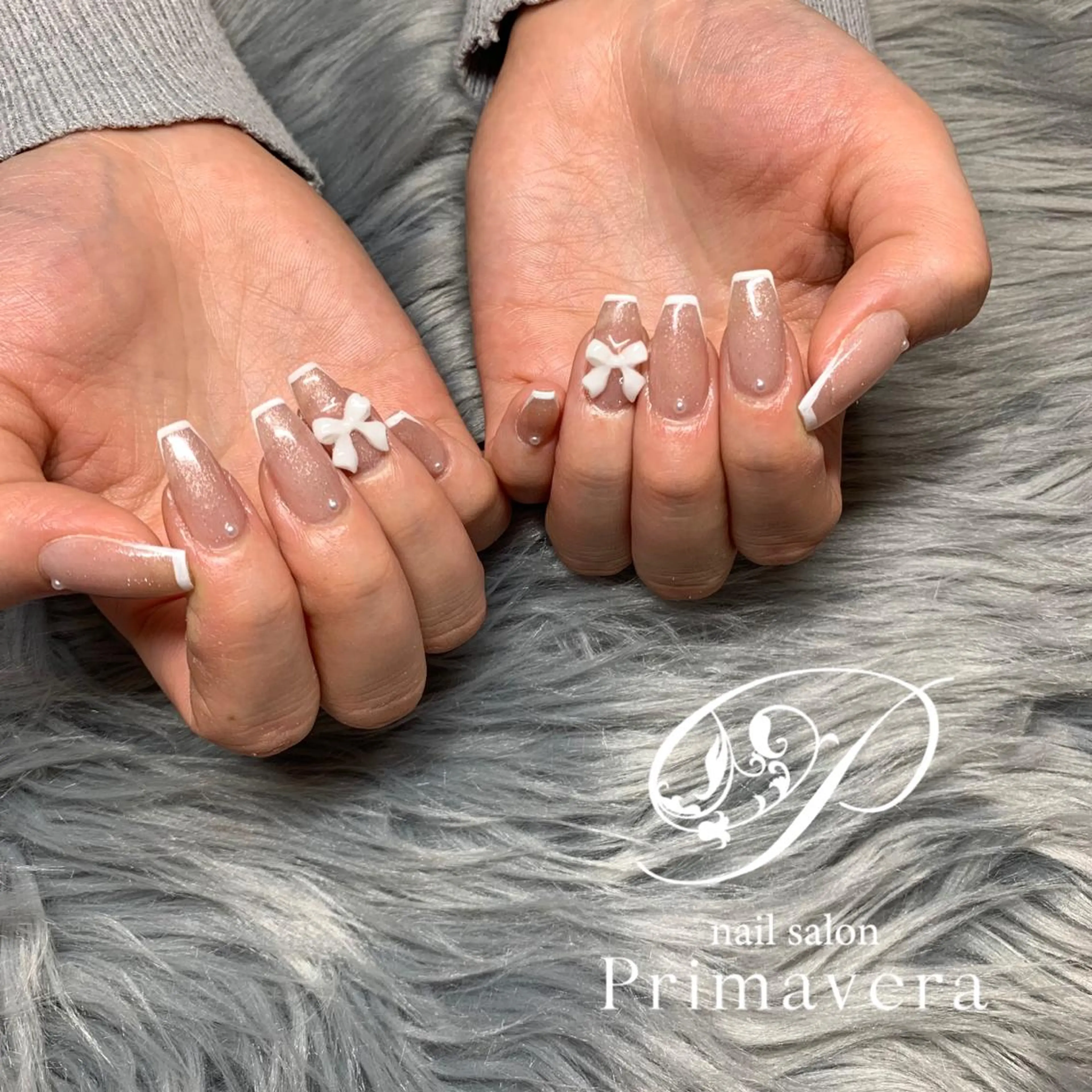 ネイル ハンドネイル Primavera 新横浜🤍美フォルムのネイルデザイン