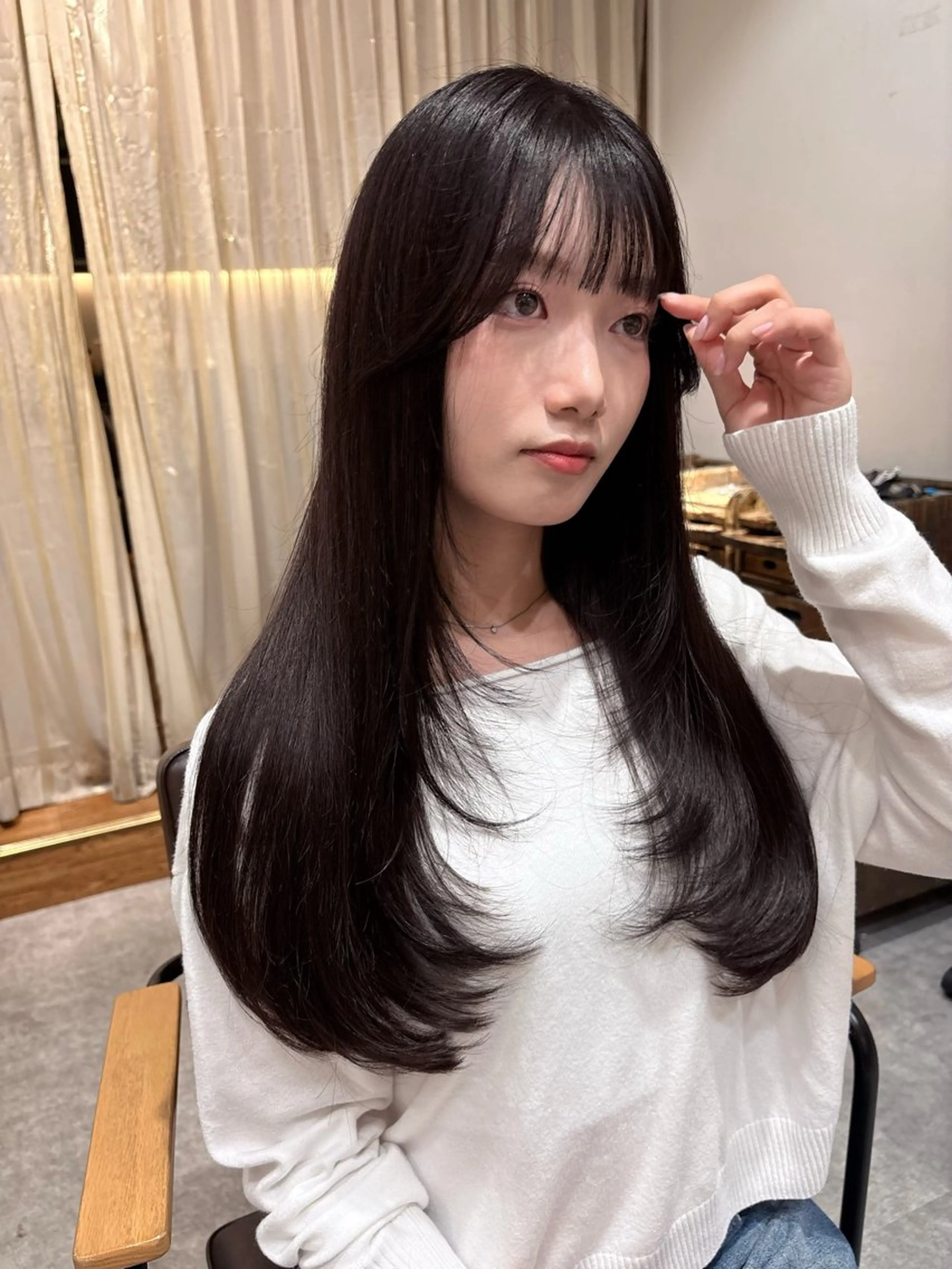 ロング SIKI yuuna レイヤーカット🪽のヘアスタイル