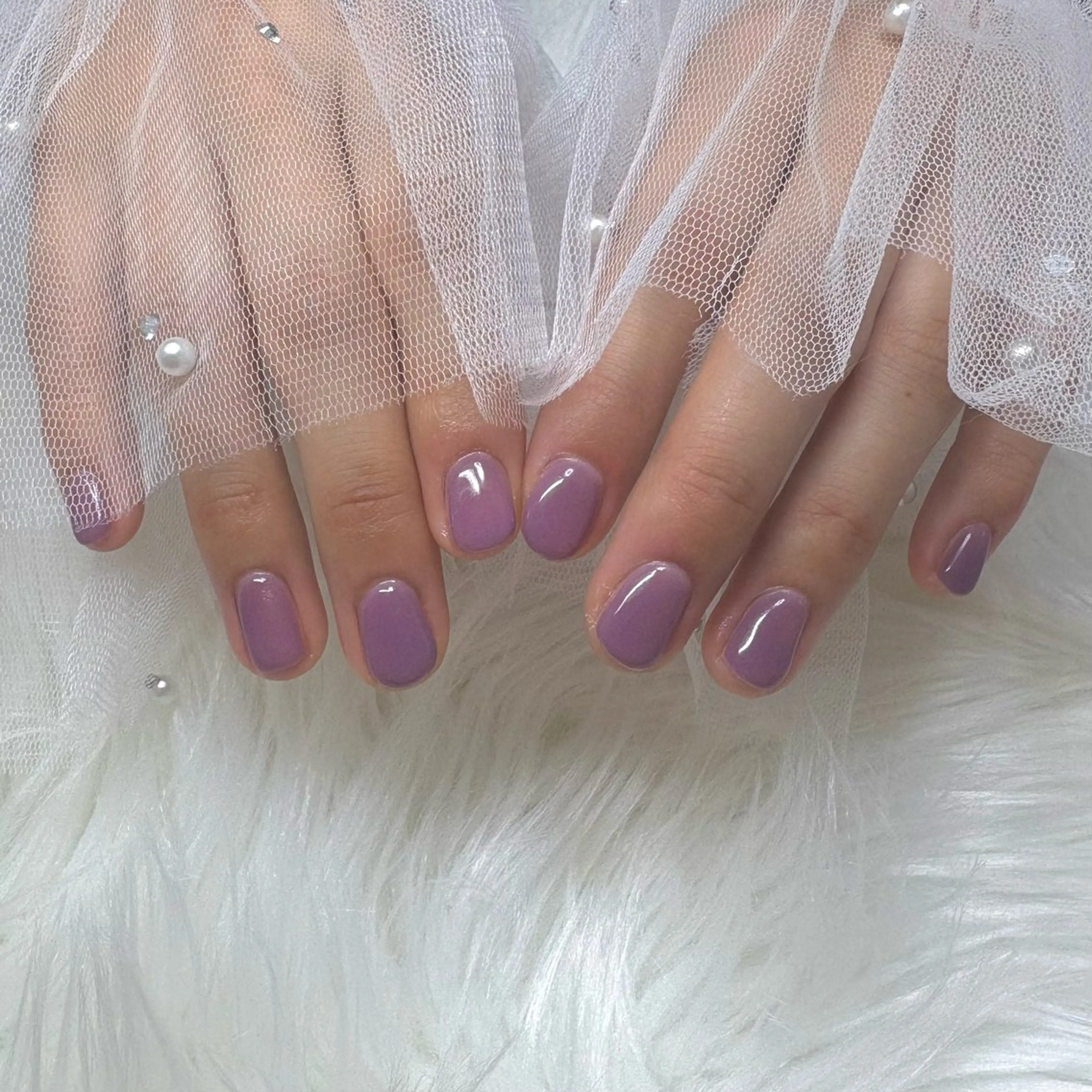 ネイル ワンカラーネイル ハンドネイル SHINE nail salonのネイルデザイン