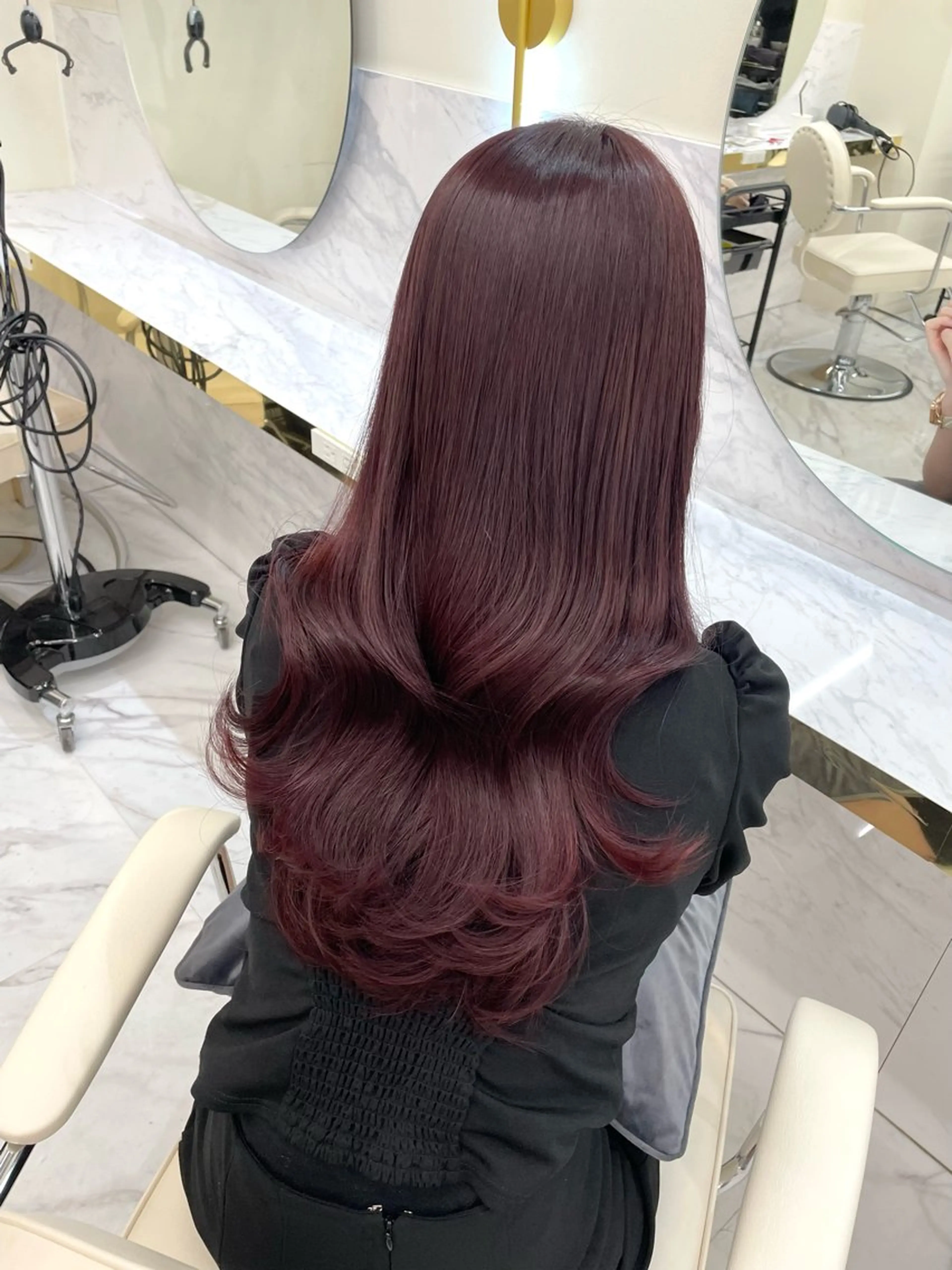 ロング カラー ヘアカラー こはな🎀梅田🎀 透明感カラー💖のヘアスタイル