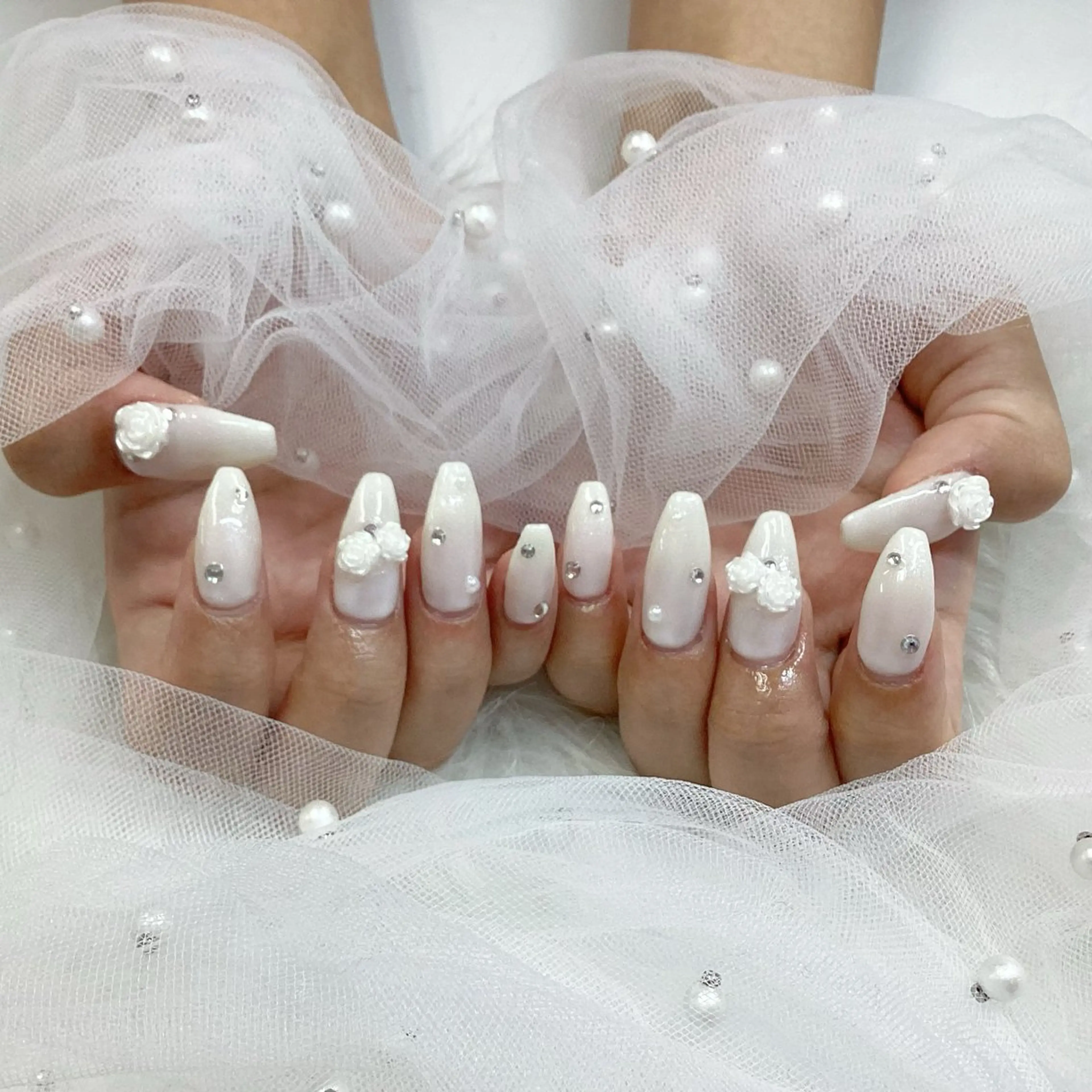 ネイル パーツ全部¥110 サロンミミのネイルデザイン