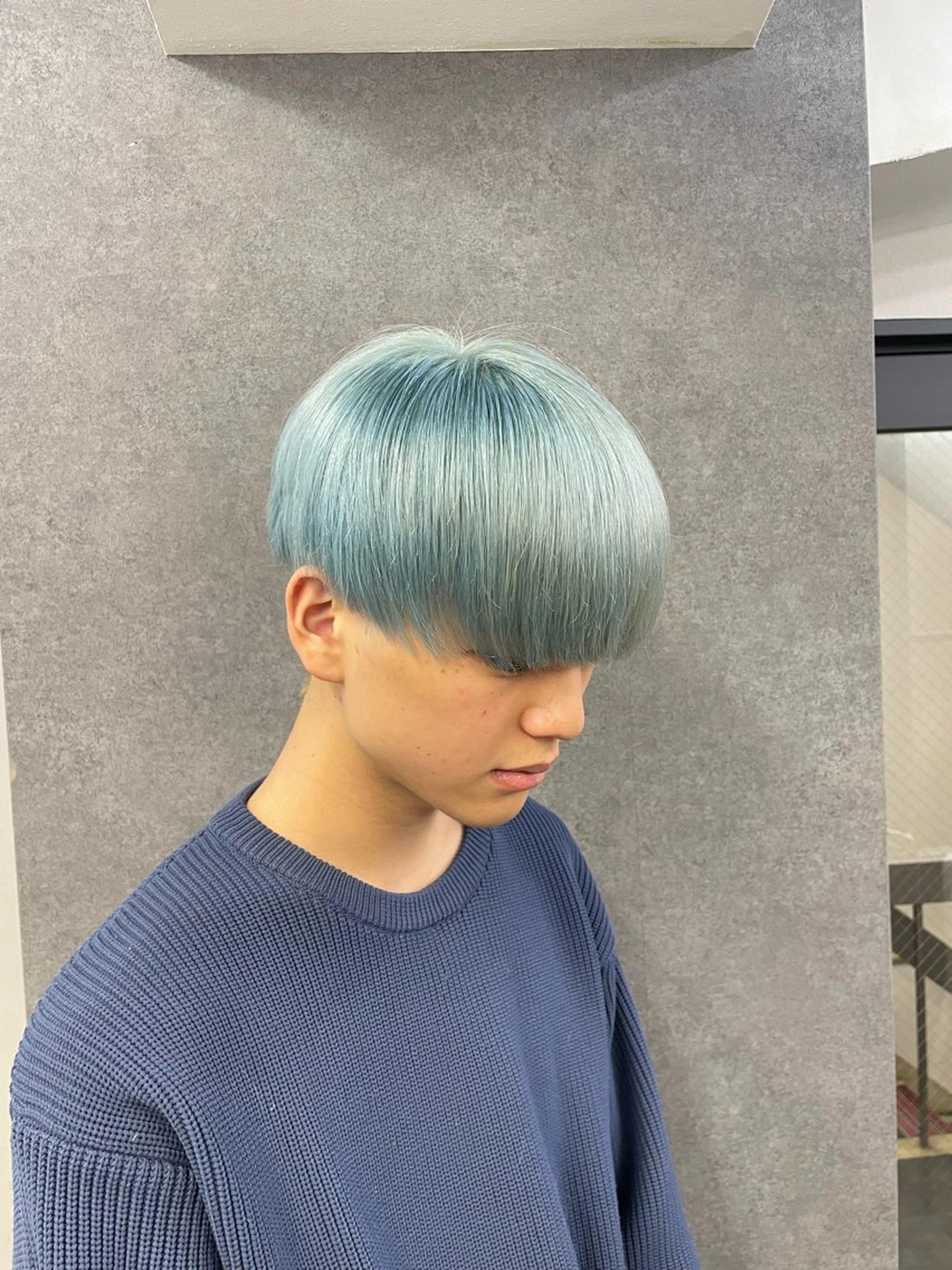 カラー メンズ カマタ ハルキのヘアスタイル