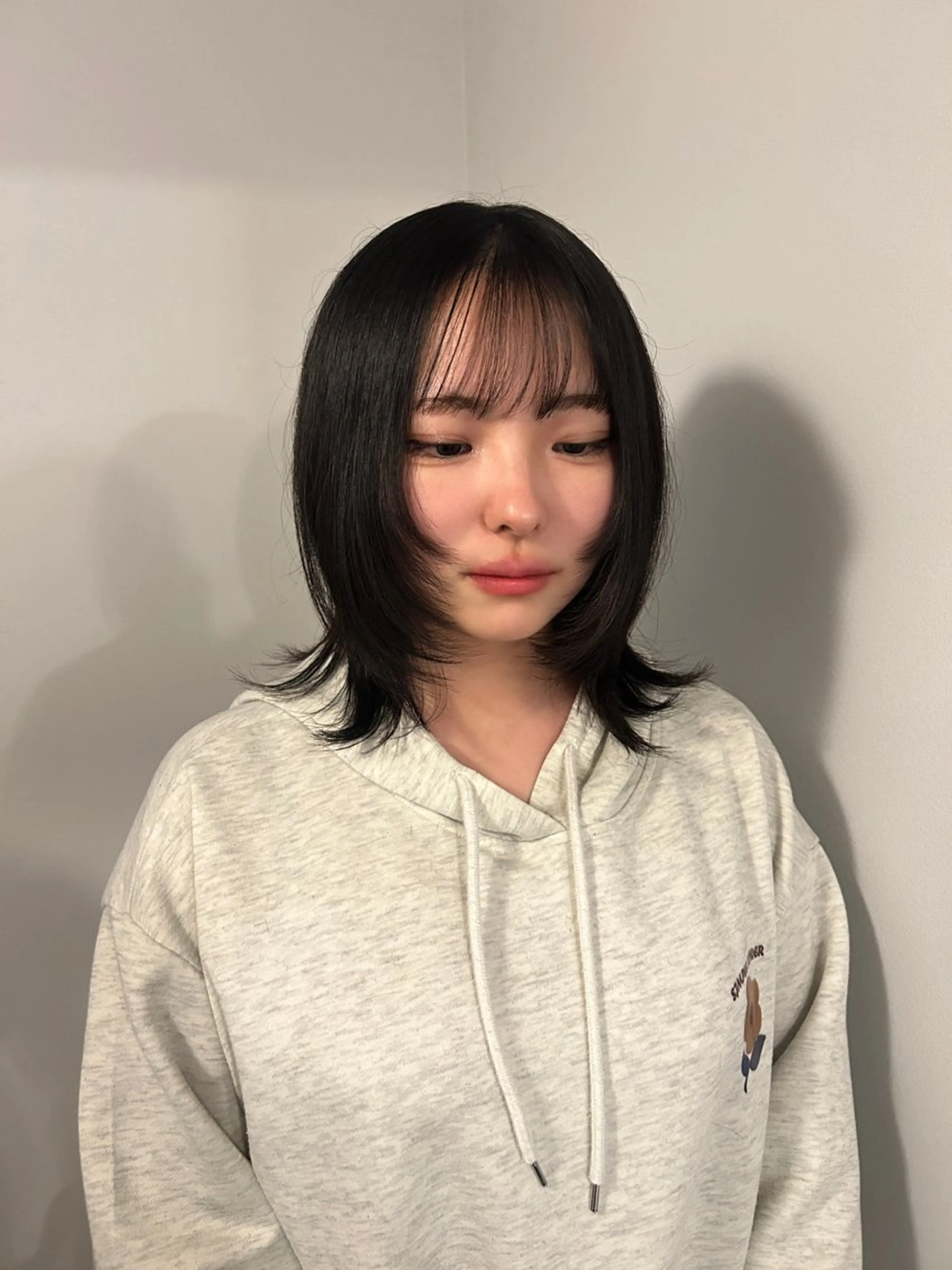 ミディアム 小野 明日香のヘアスタイル