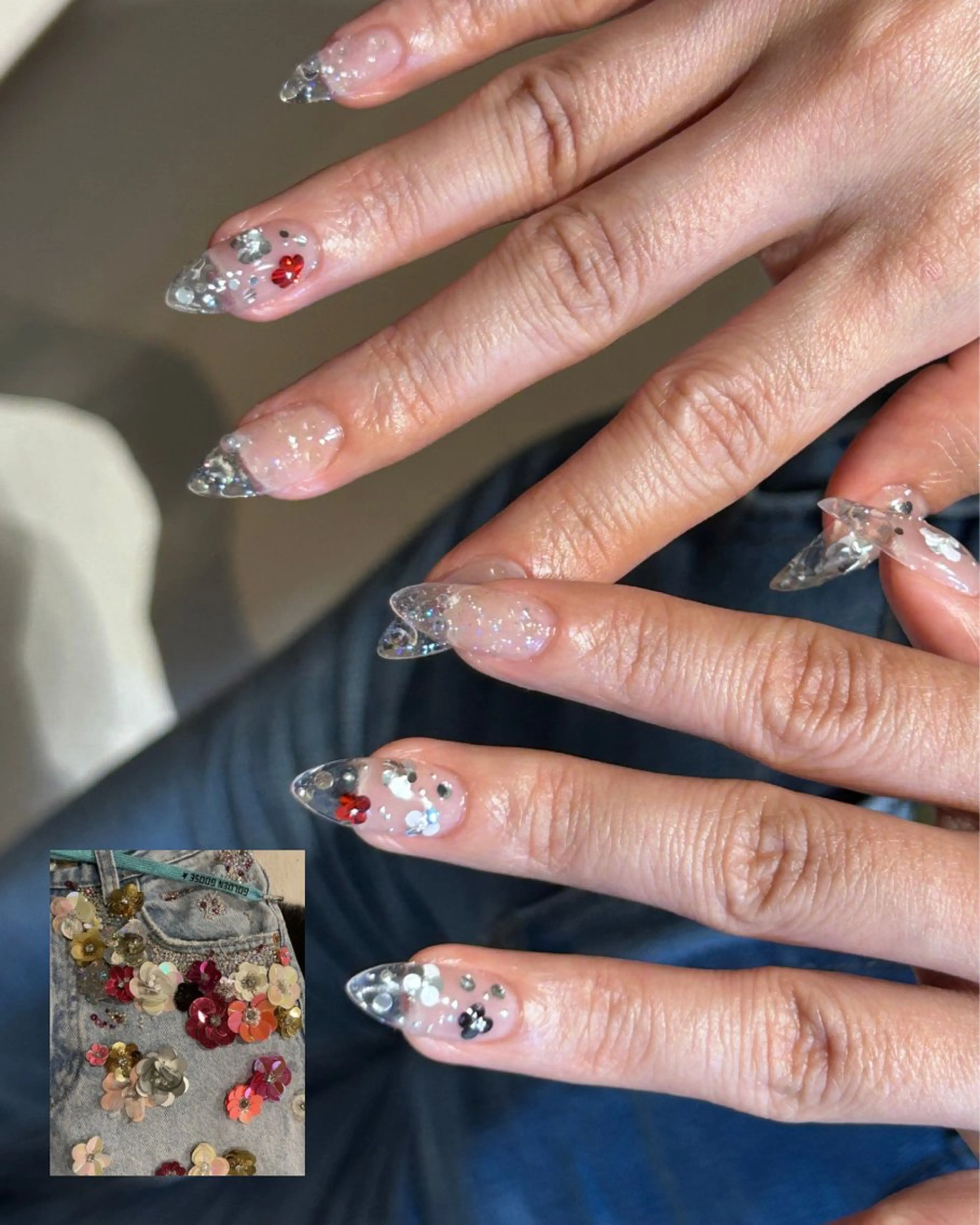 ネイル 長さ出し ハンドネイル nailist shihoのネイルデザイン