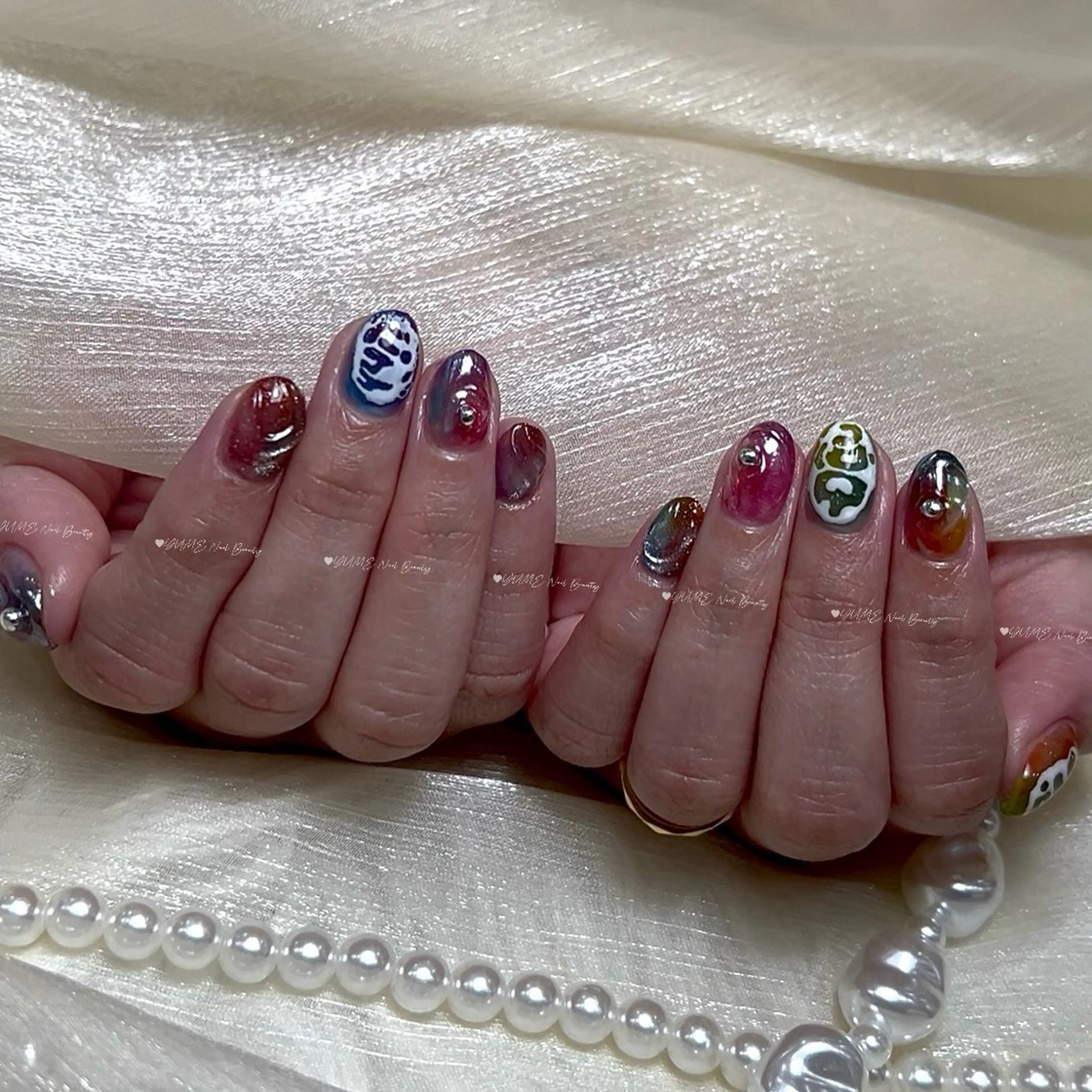 ミディアム YUME Nail Beautyのネイルデザイン
