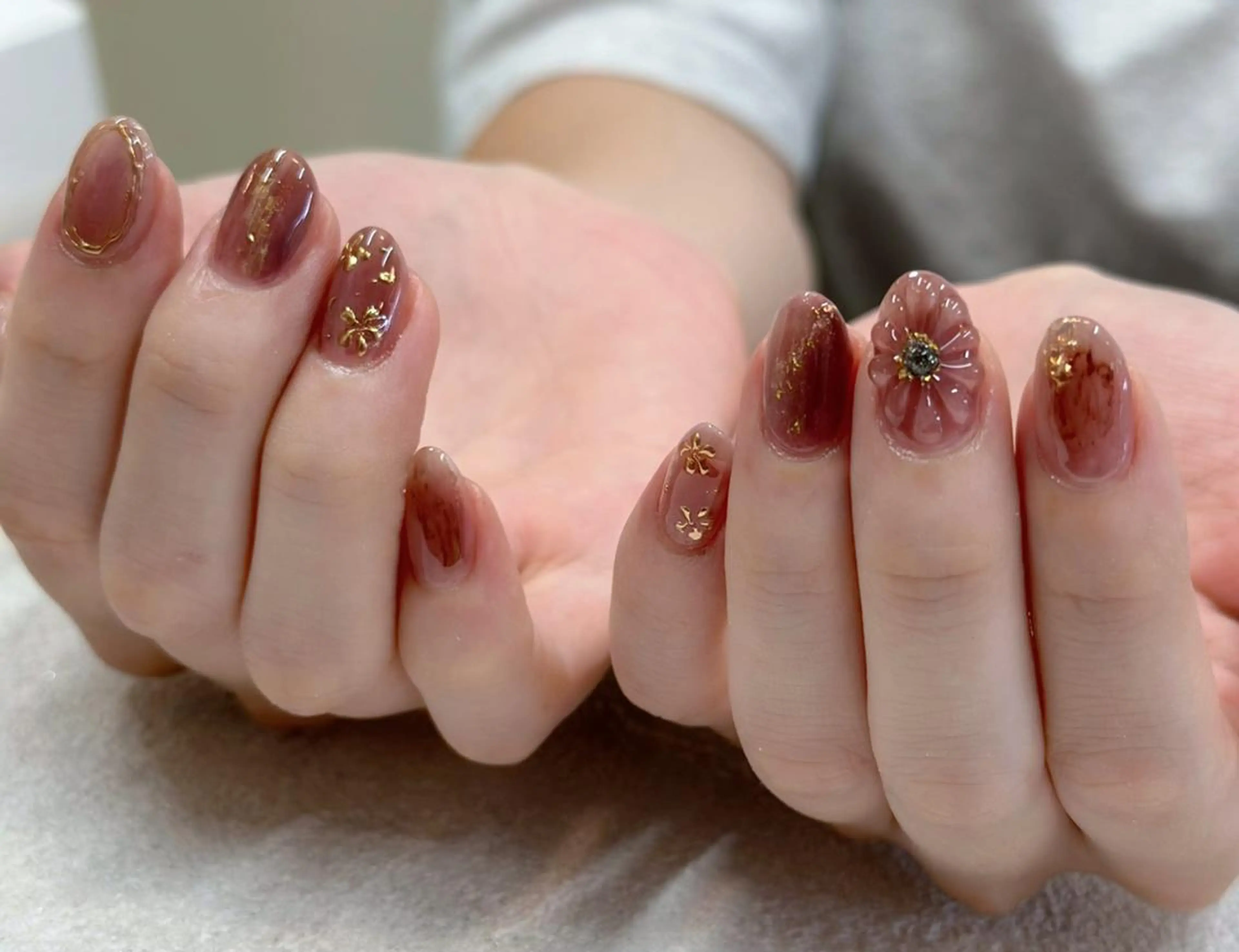 ネイル フットネイル ジェルネイル マグネットネイル 持ち込み ワンカラーネイル NAILS168 新大久保店のネイルデザイン