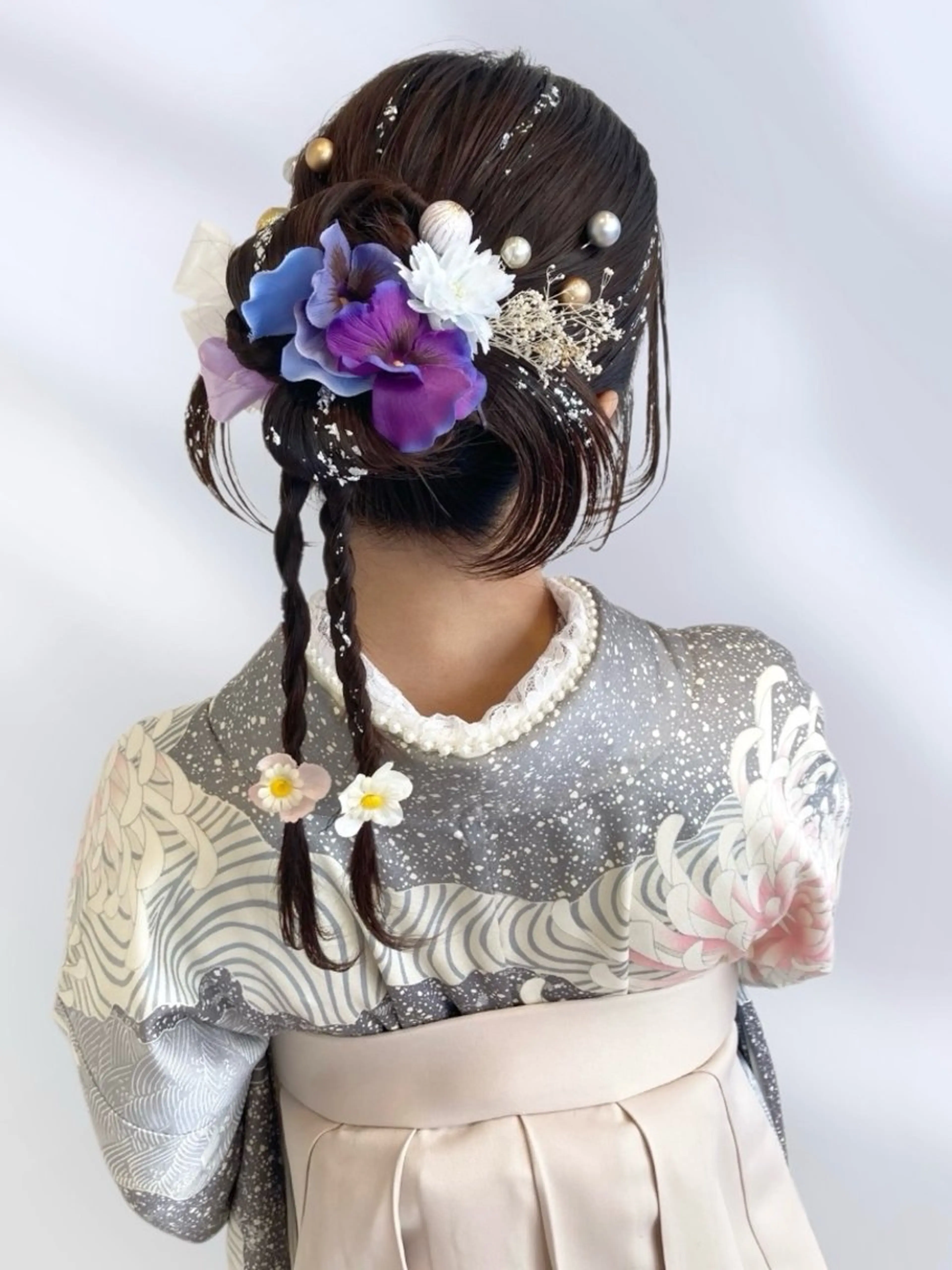 ヘアアレンジ あやかショート 白髪ぼかしのヘアスタイル