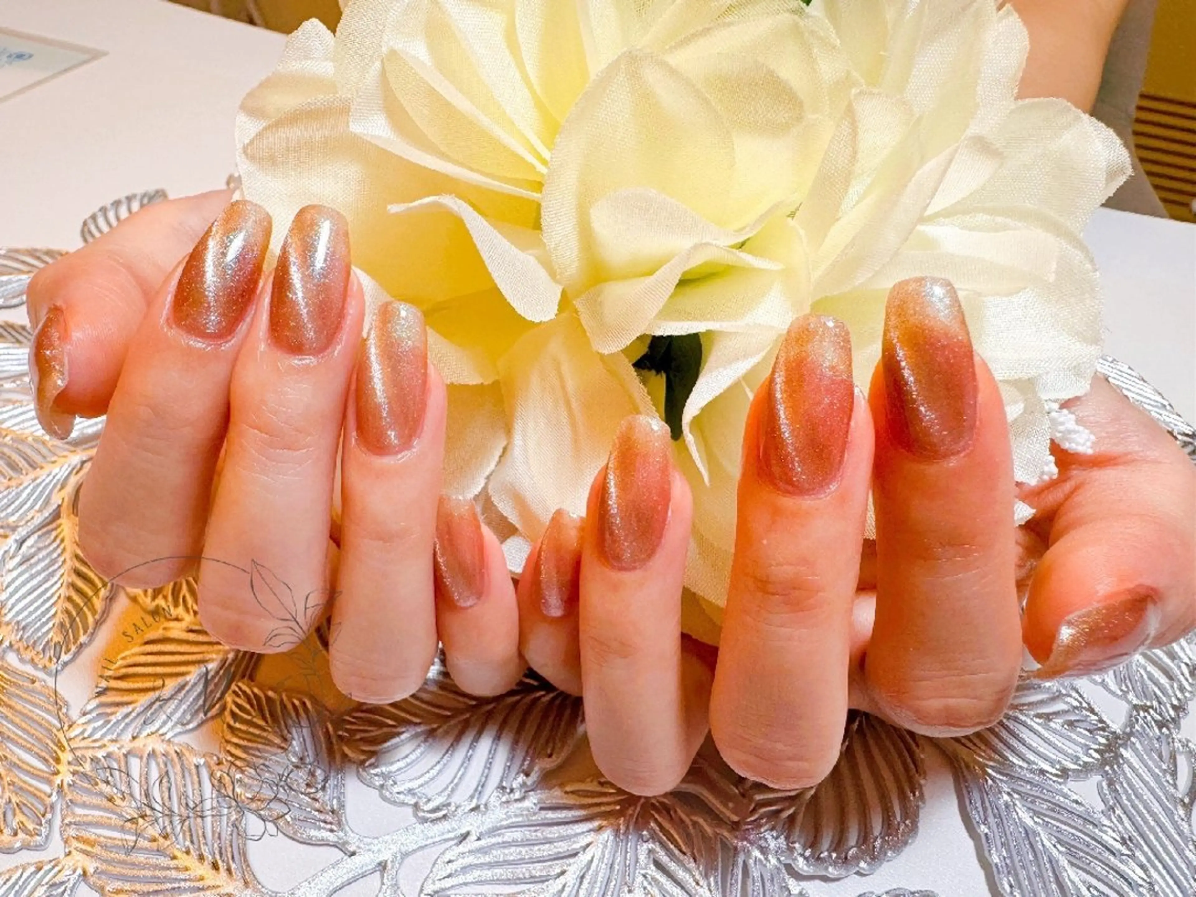 ネイル マグネットネイル ハンドネイル Nail salon &M.のネイルデザイン