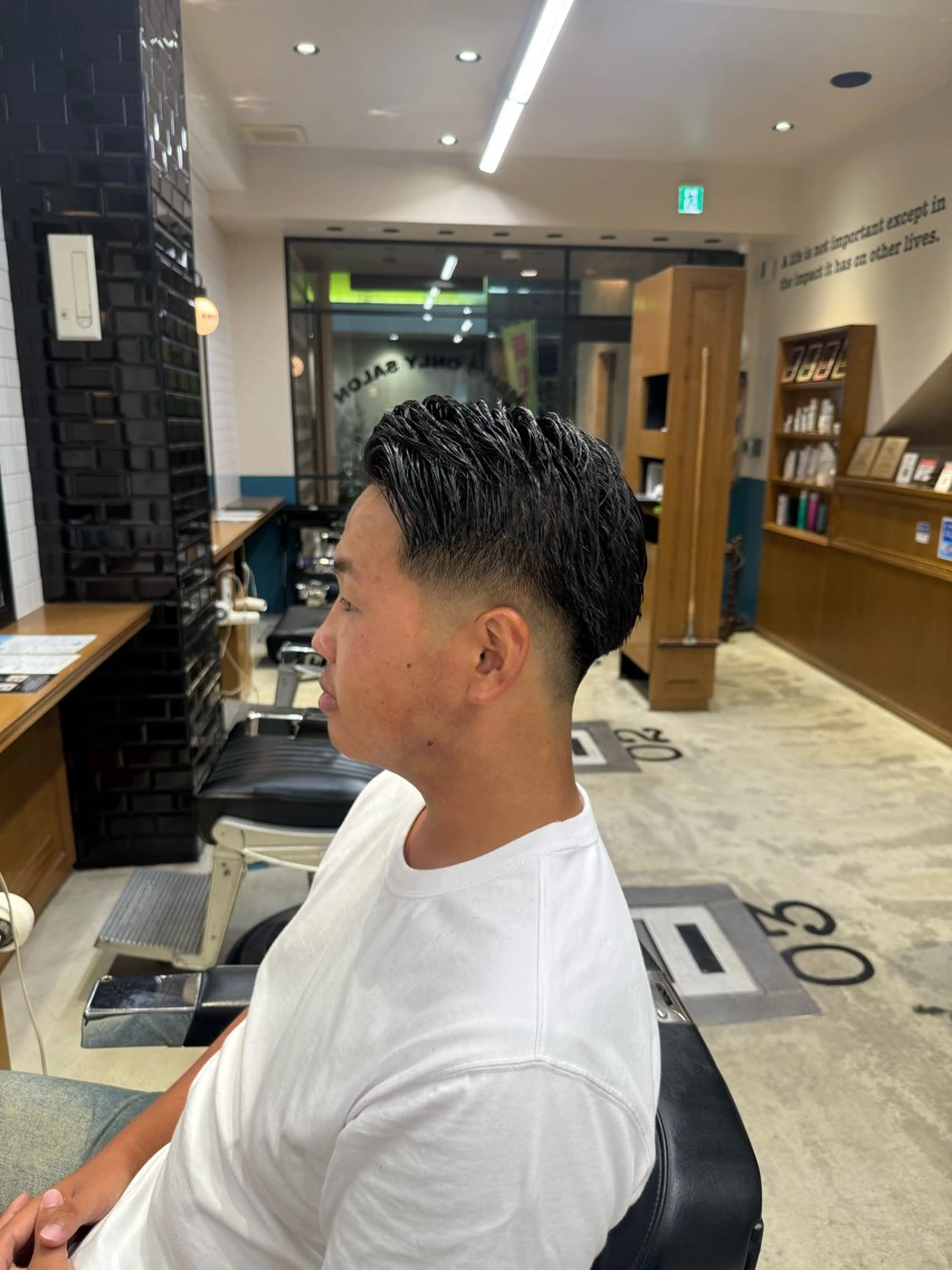 ショート メンズ フェードカット パーマ・カラー特化/ メンズ美容師米田幸平のヘアスタイル