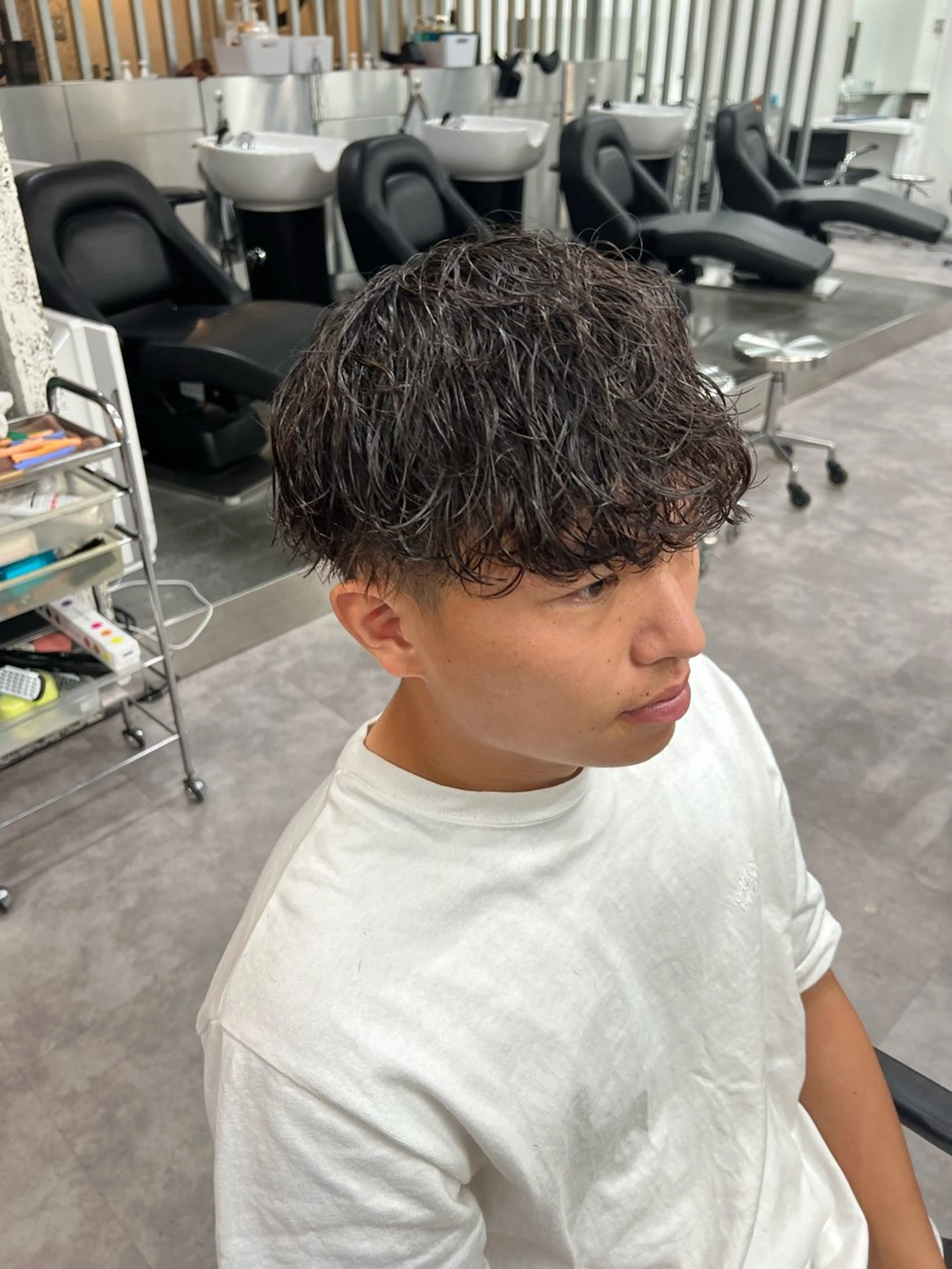 パーマ メンズ メンズパーマ 波巻きパーマ スパイラルパーマ パーマ トリートメント ヘッドスパ ヘアセット 【fifth】 小林直弥のヘアスタイル