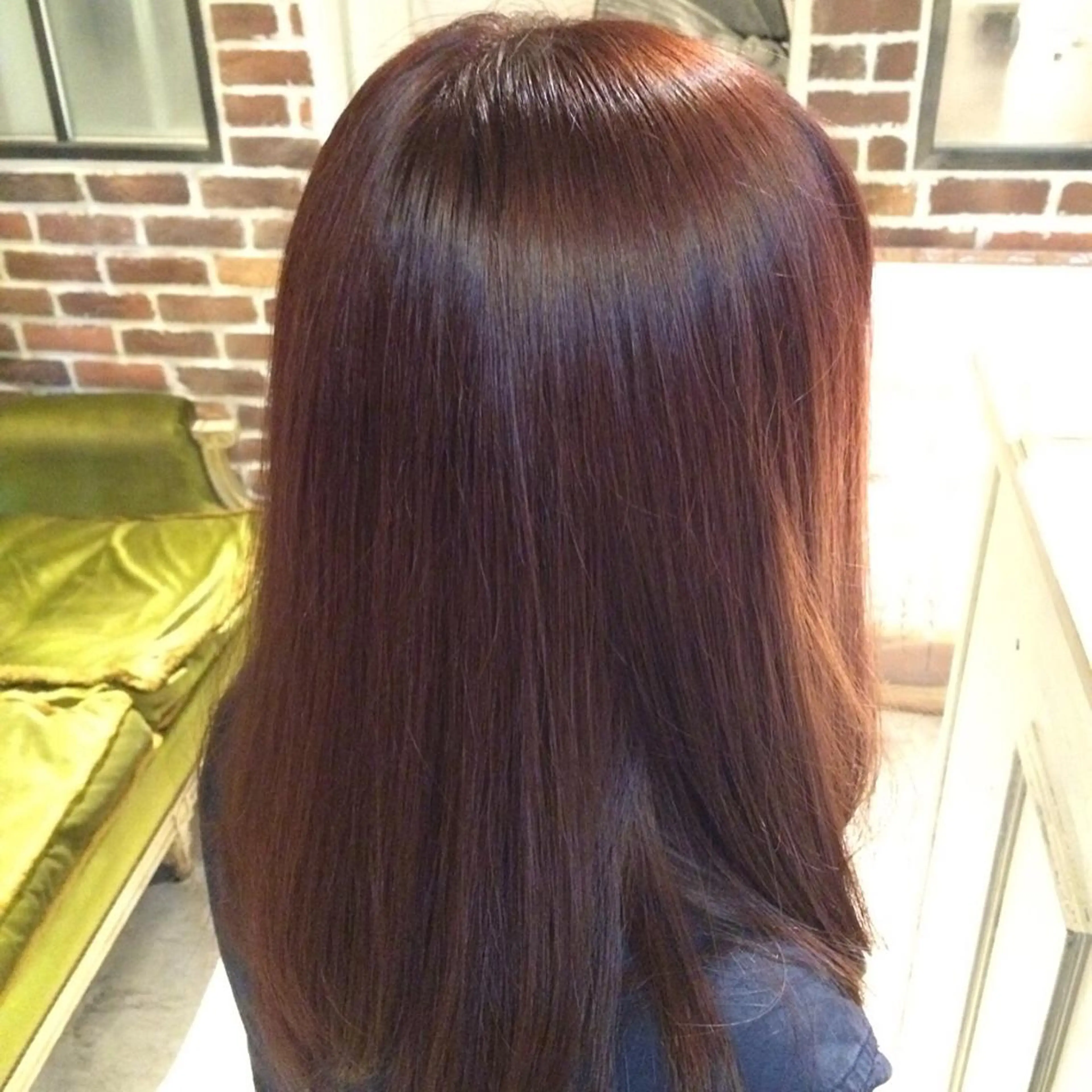 ミディアム カラー ピンクカラー 境 健助のヘアスタイル