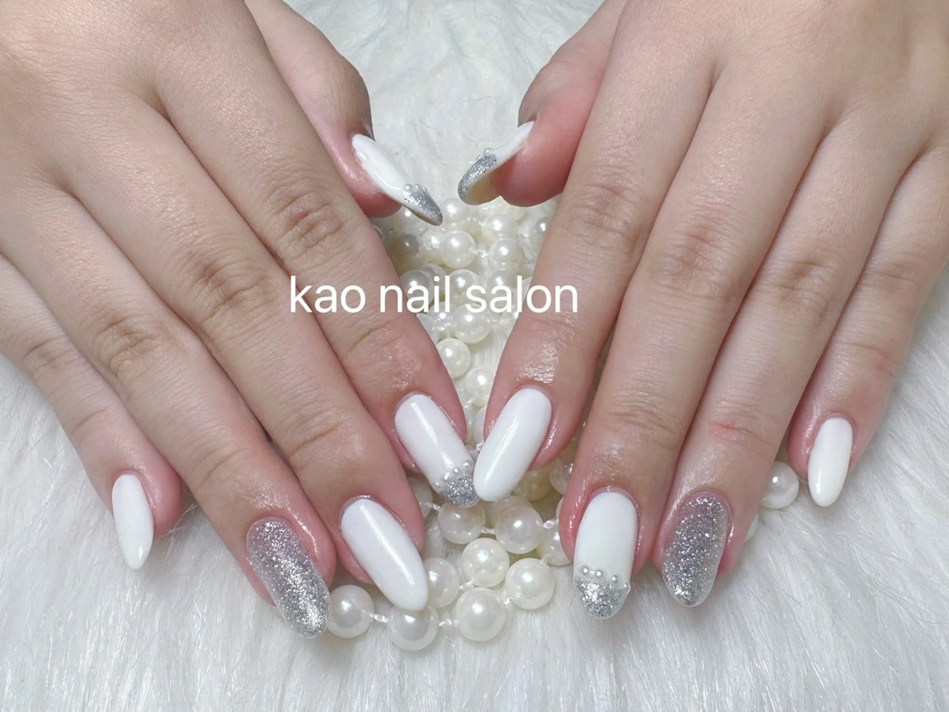ネイル ハンドネイル kao nail マグネット/長さだしのネイルデザイン