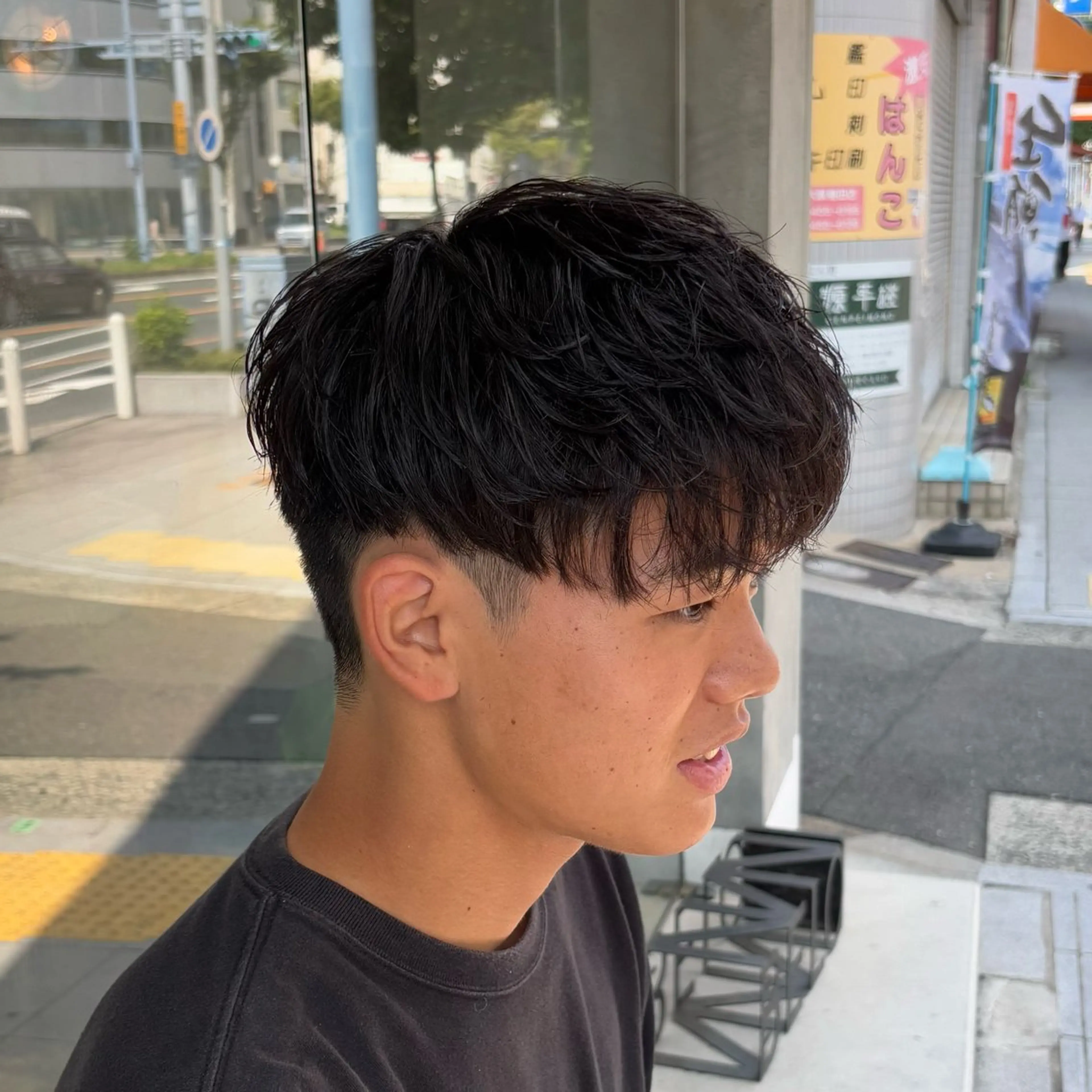 メンズ マッシュ カット BELO OSAKA マオのヘアスタイル