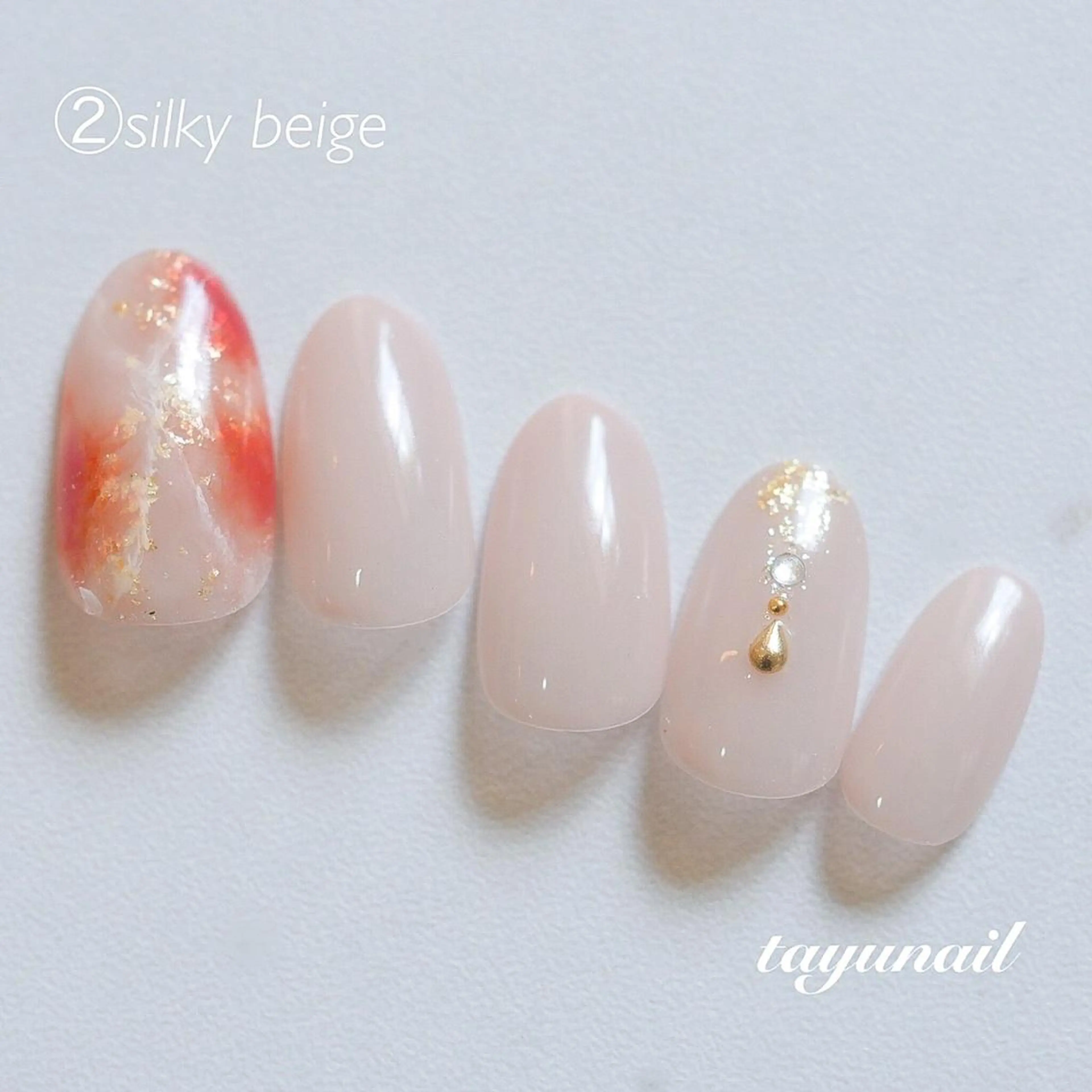 ネイル アートネイル ブルー ブラウン フットネイル ジェルネイル ネイルサロン 【たゆnail】のネイルデザイン