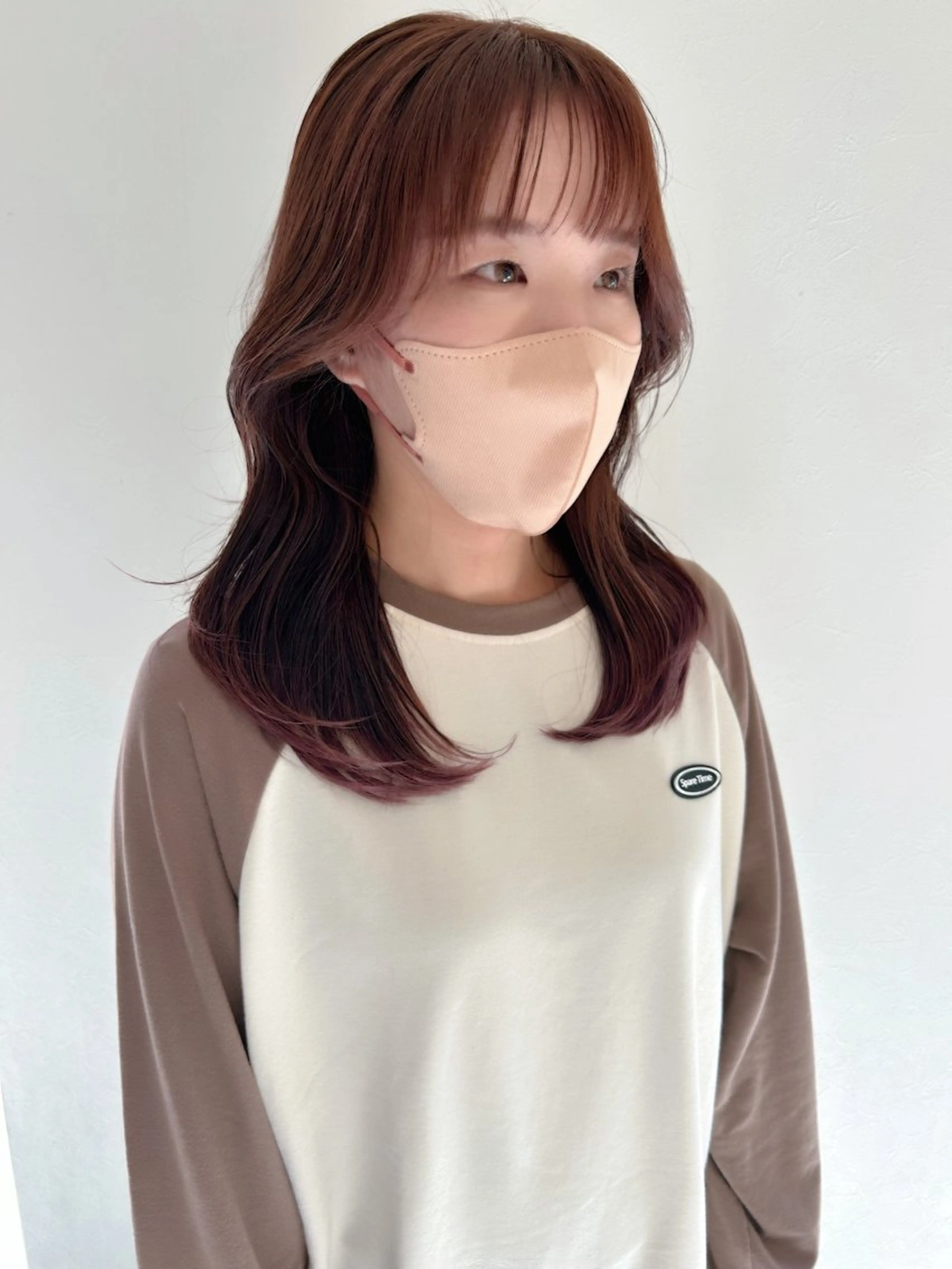 ミディアム 韓国🇰🇷ボブ✂︎ レイヤー✂︎三吉明人のヘアスタイル