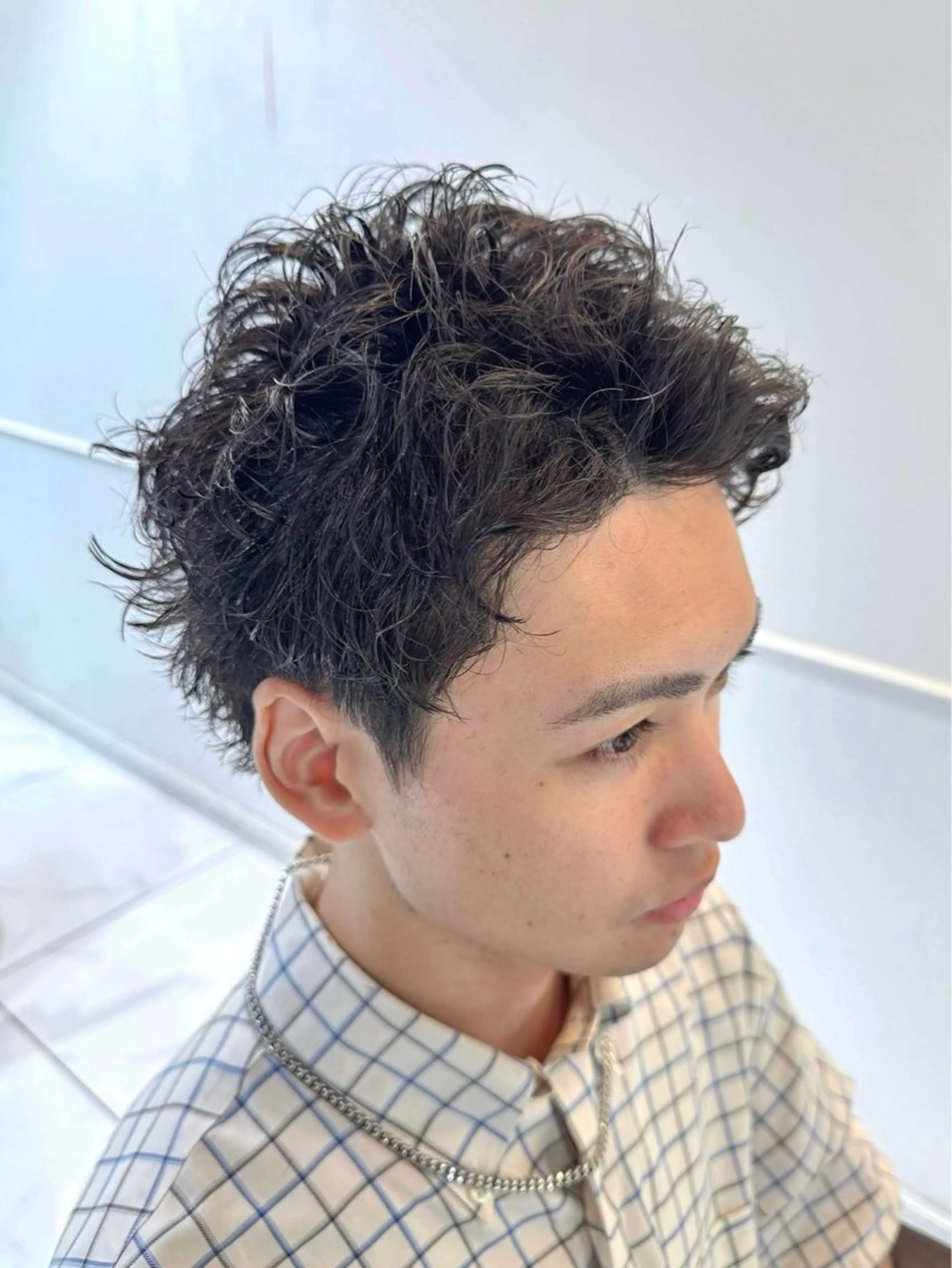 パーマ メンズ 八木菜美 似合わせ/ニュアンスのヘアスタイル